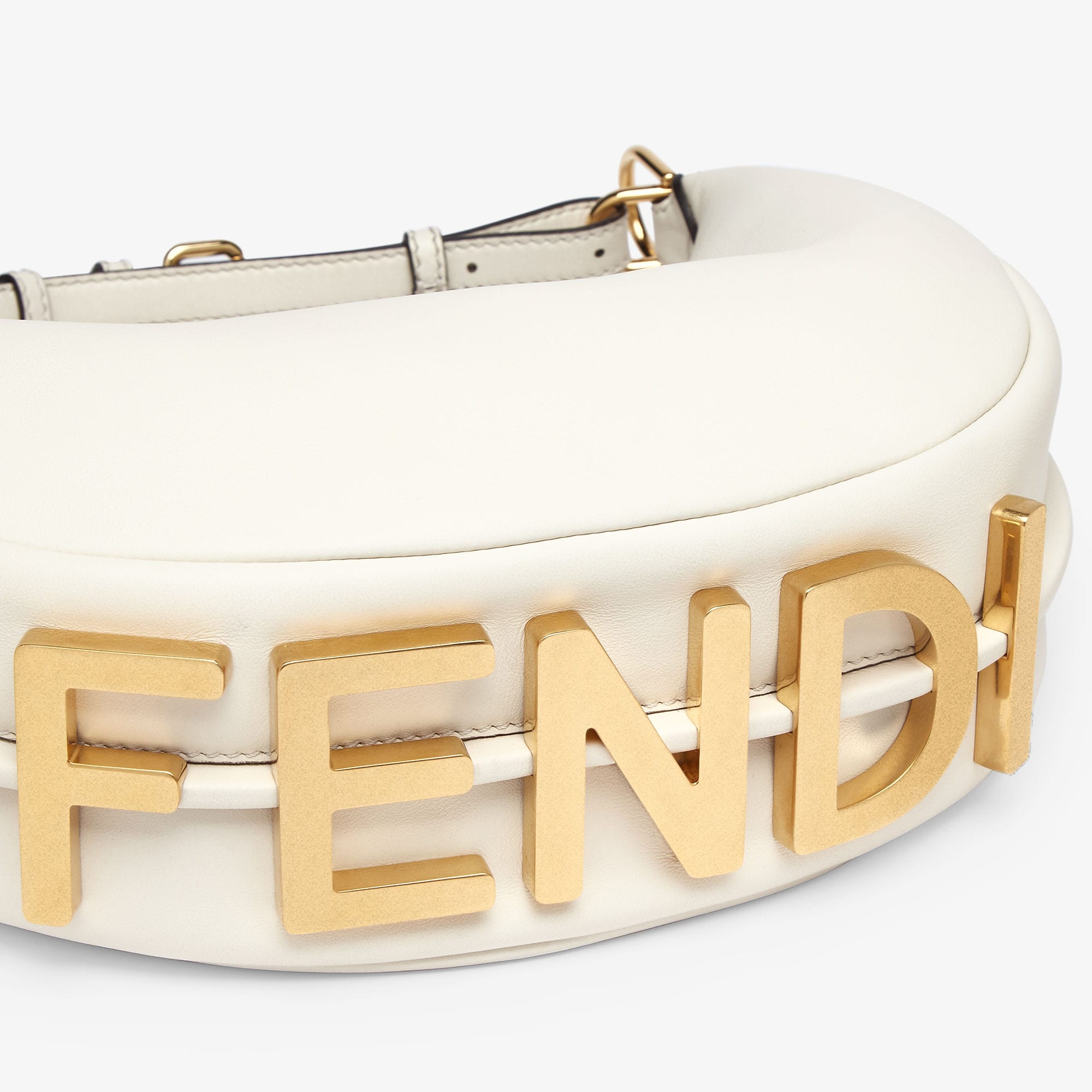 ★関税込★FENDI★Fendigraphy Small Bag Leather White★ Fendigraphy Small Leather White | Fendi