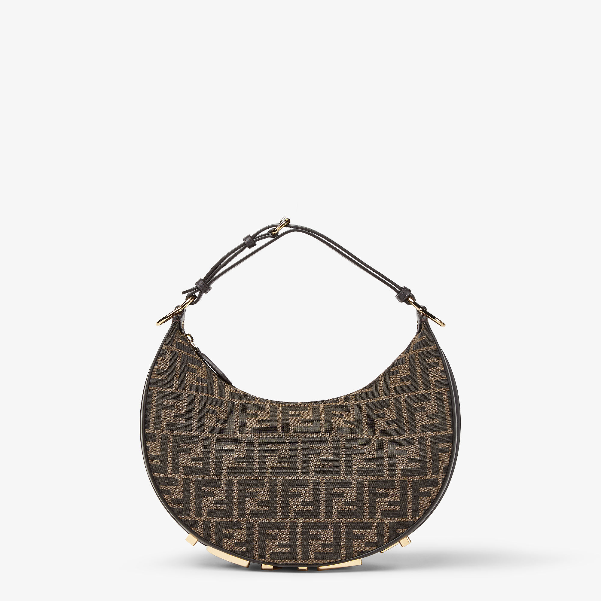 Fendigraphy Small Fabric Brown Fendi