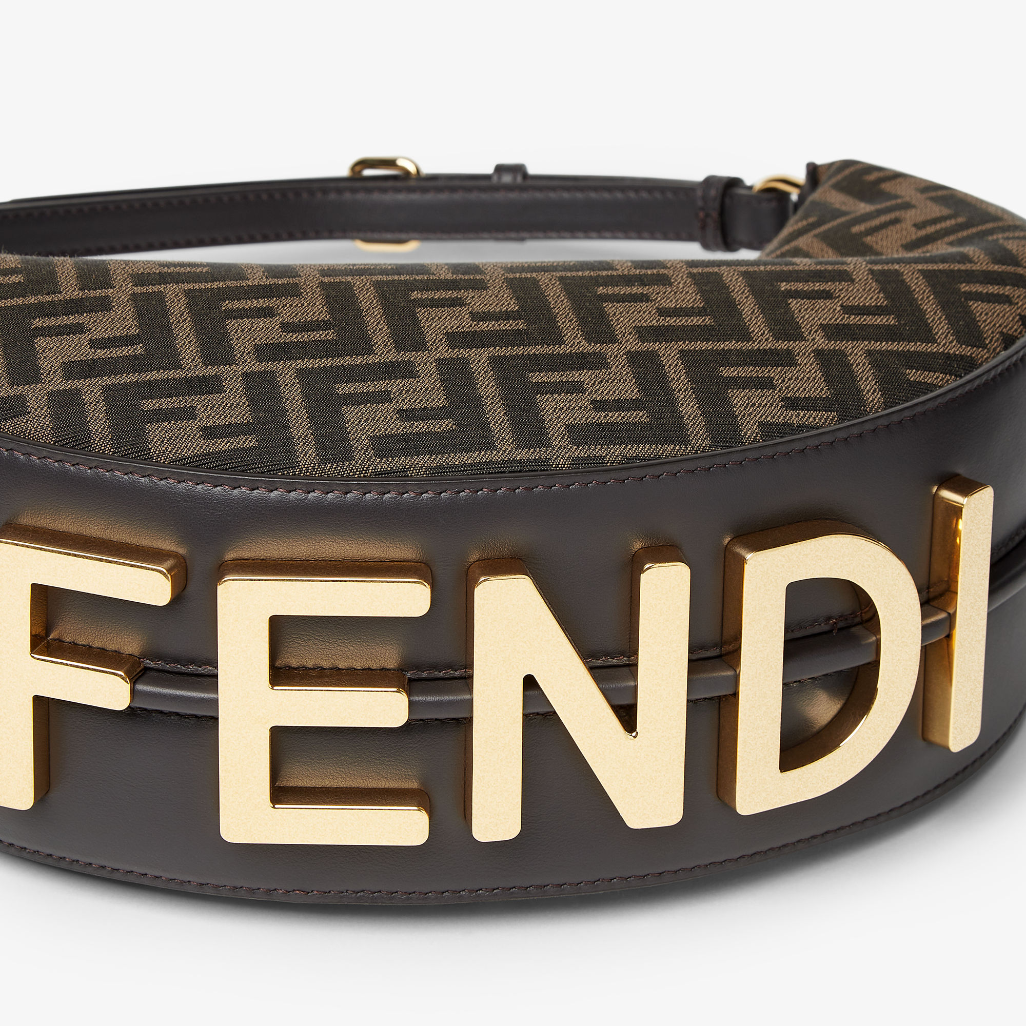 Fendigraphy Small Fabric Brown | Fendi Fendigraphy Small Fabric Brown | Fendi