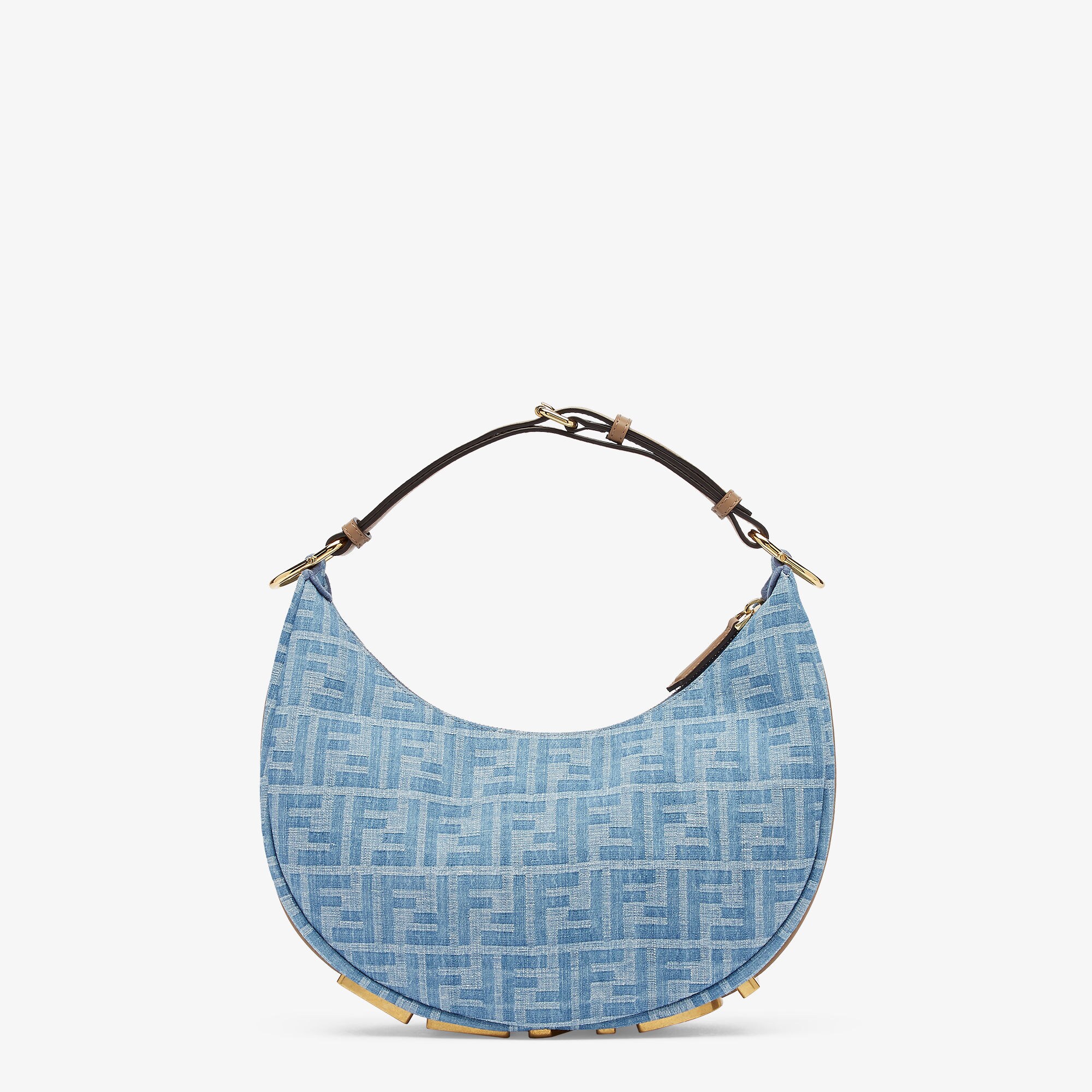 【関税&送料込】Fendi Fendi Embroidered Denim Mini By The Wa Fendi 'By The Way Mini' denim shoulder bag | Fendi