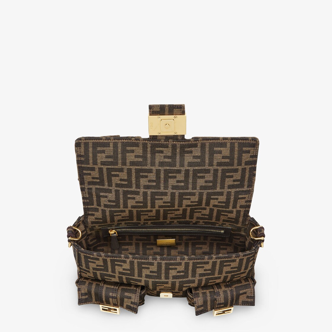 Multipocket Baguette Fabric Brown - Image 5/7