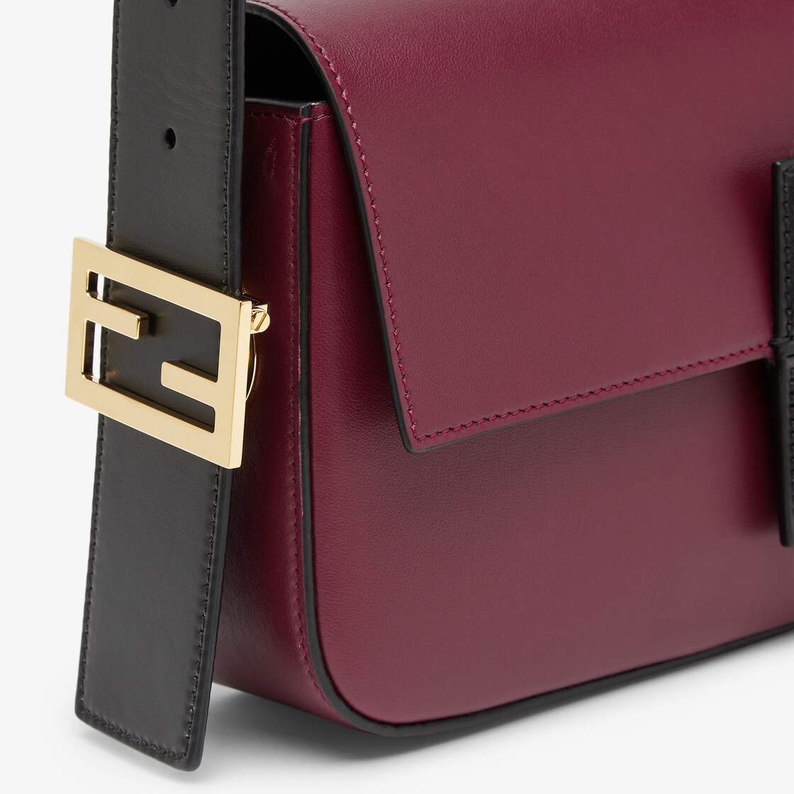 Fendi burgundy sales bag