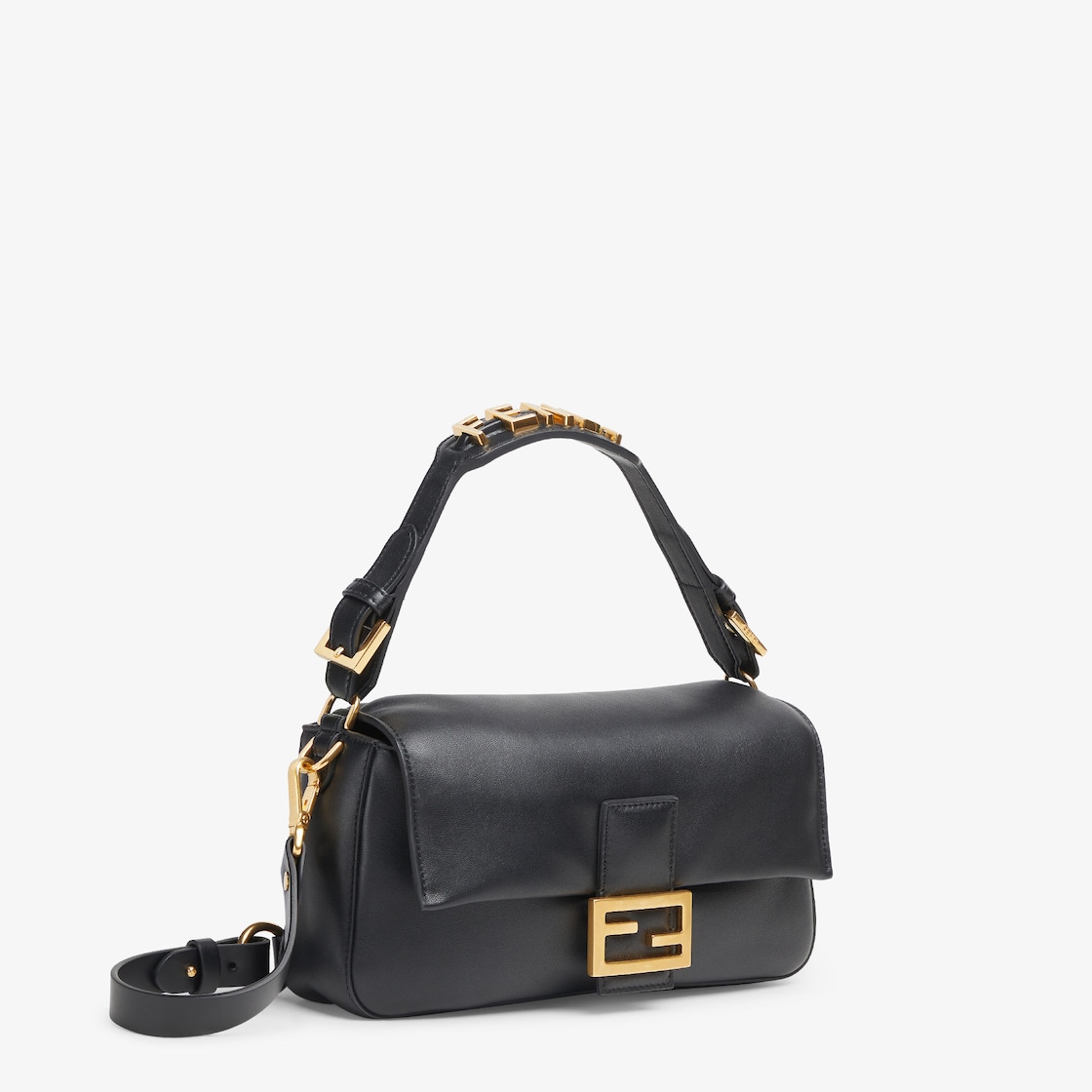 バゲット - ブラック ナッパレザー バッグ | Fendi