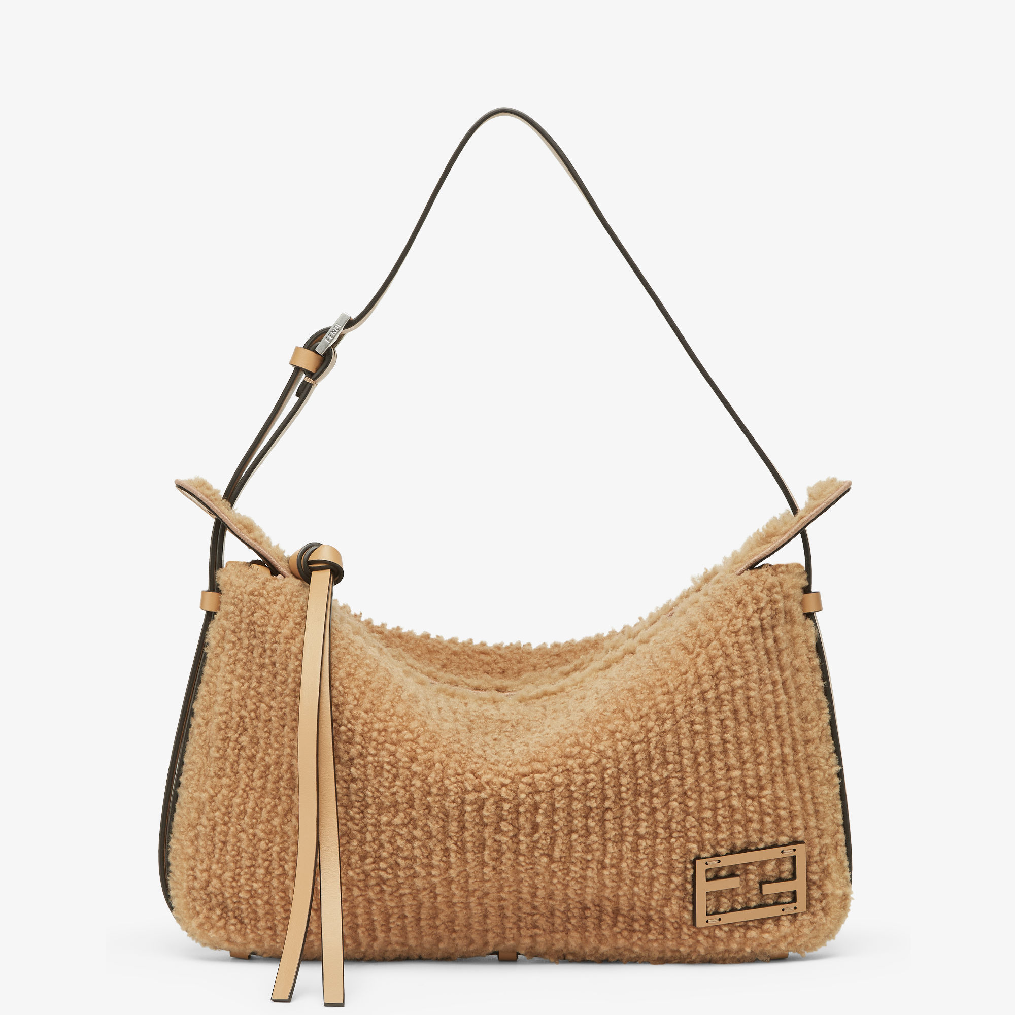 シンプリー フェンディ ミディアム ファー ベージュ | Fendi シンプリー フェンディ ミディアム ファー ベージュ | Fendi