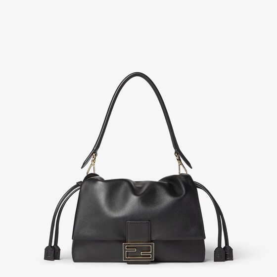 Fendi Mamma Baguette Medium In Black