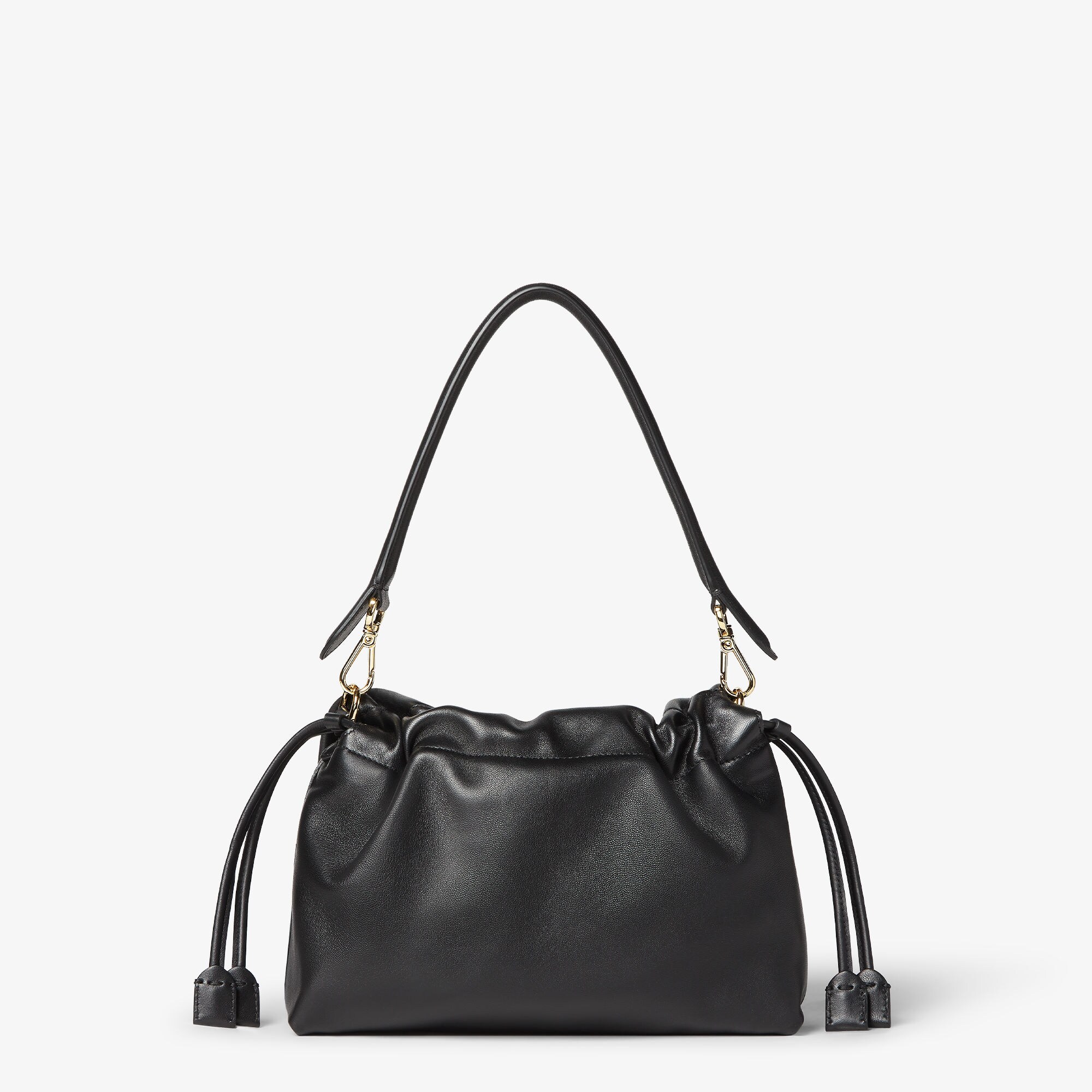 Mamma Baguette Medium Leather Black | Fendi