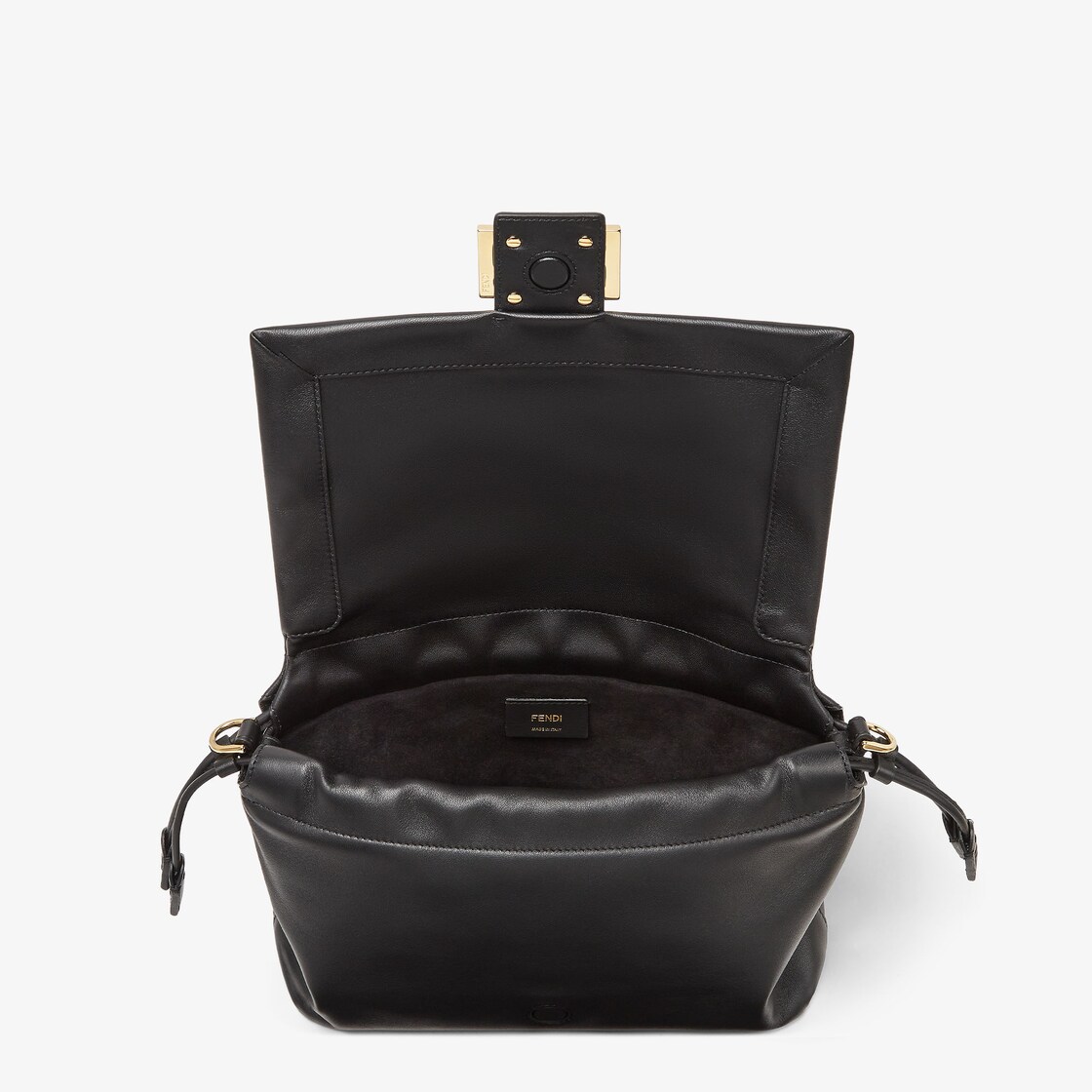 Medium Mamma Baguette Leather Black - Image 6/7