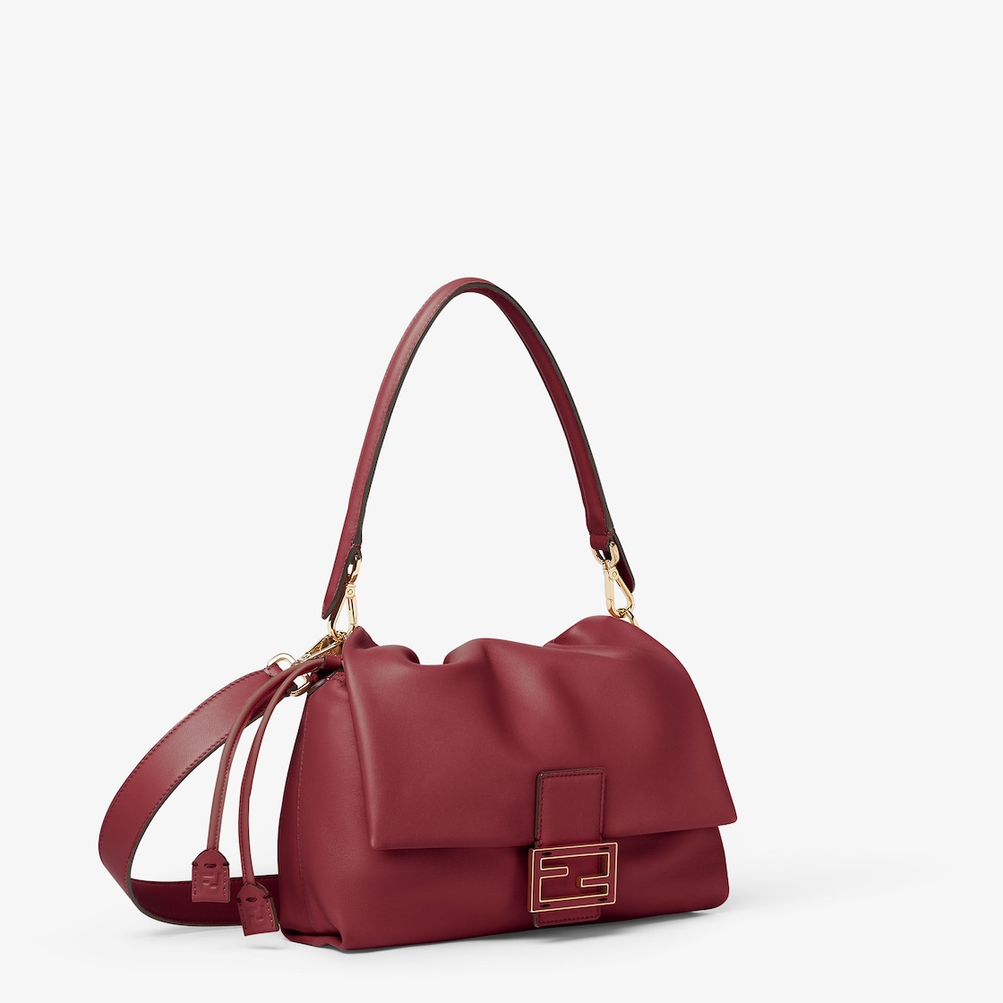 Mamma Baguette Medium Leather Red - Image 2/5