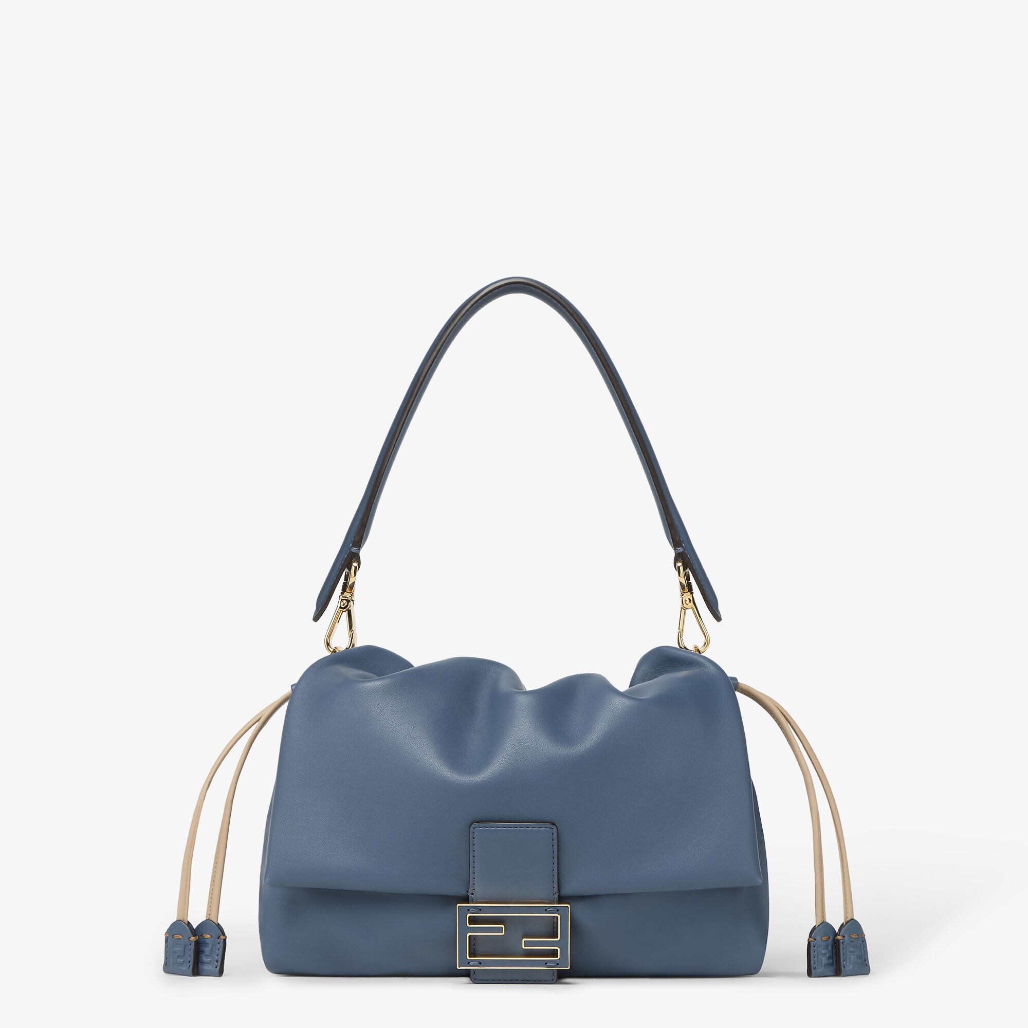 FENDI Mamma Baguette ラージ Mamma Baguette Large Leather Gray | Fendi