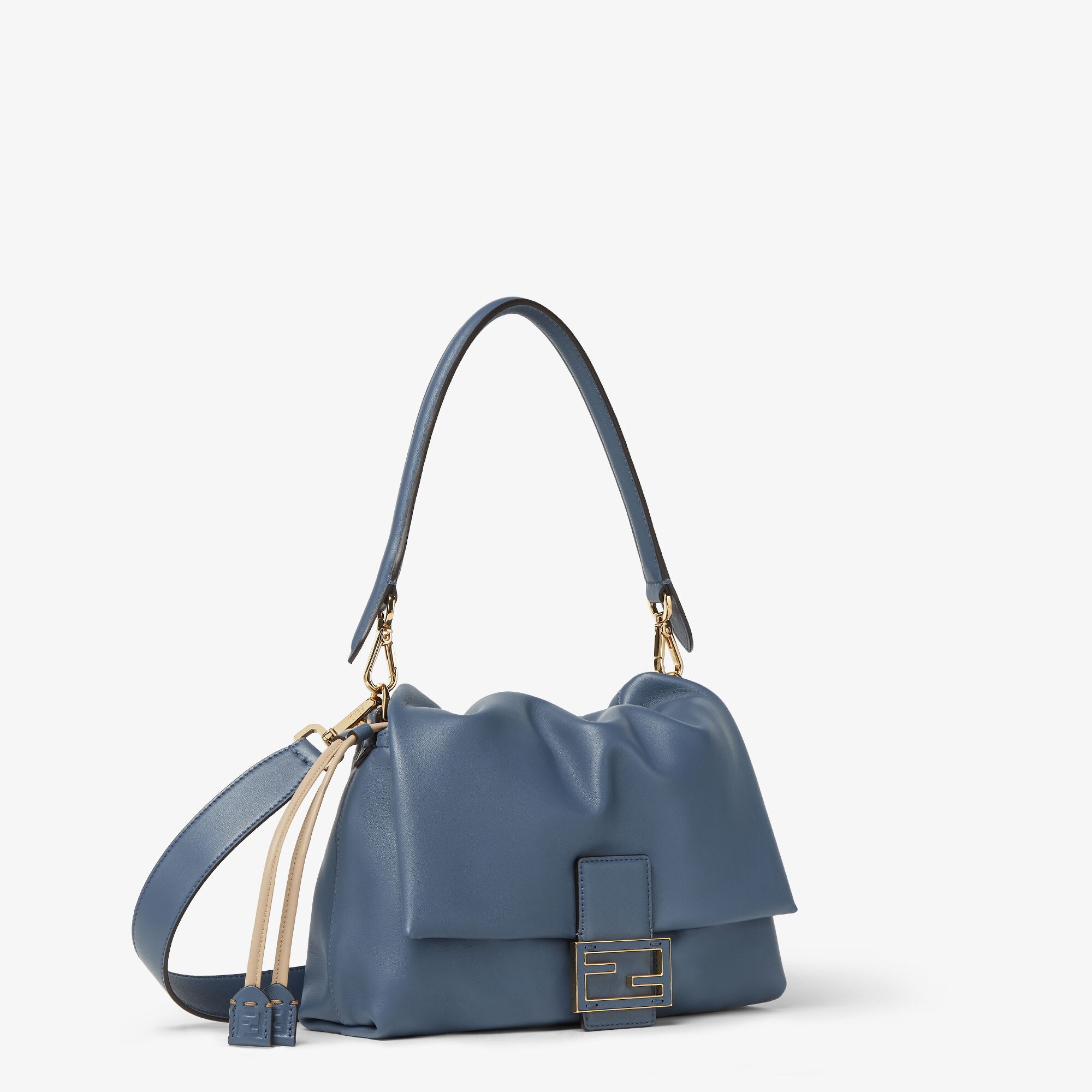 【FENDI】バゲット デニム調ブルーレザー バッグ ブルー Baguette Fabric Blue | Fendi