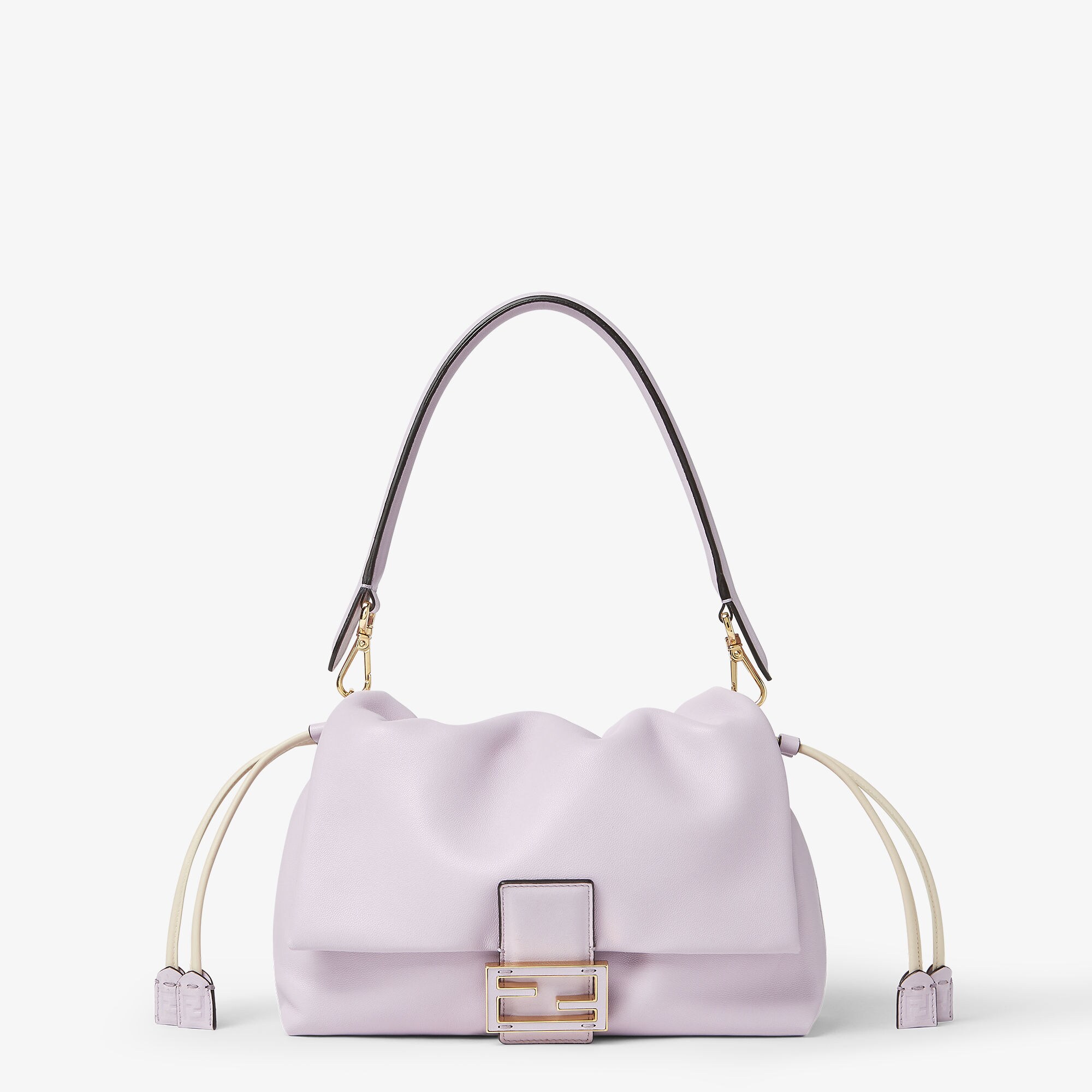 Mamma Baguette Medium Leather Purple | Fendi