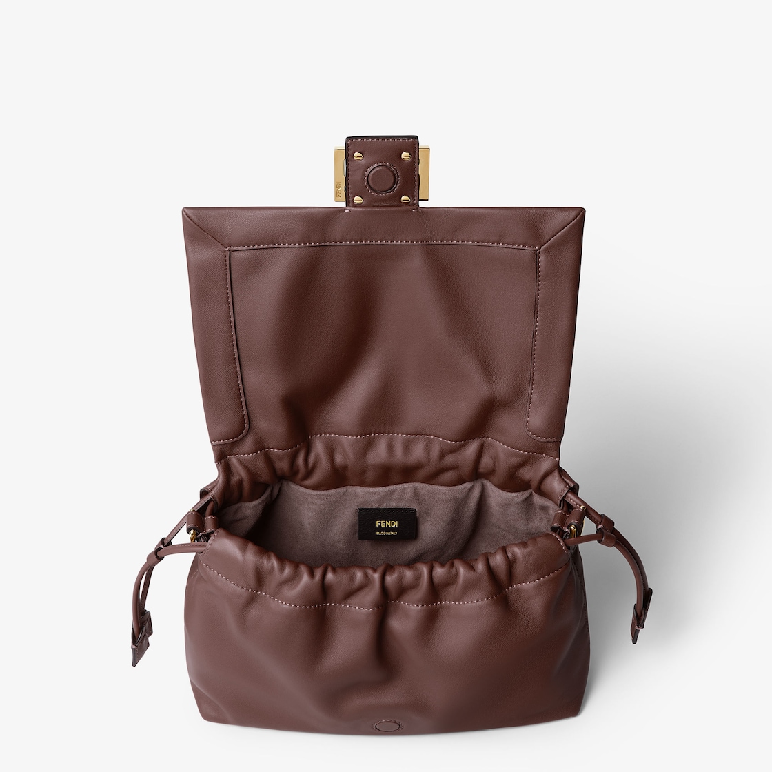 Mamma Baguette Medium Leather Brown - Image 4/5