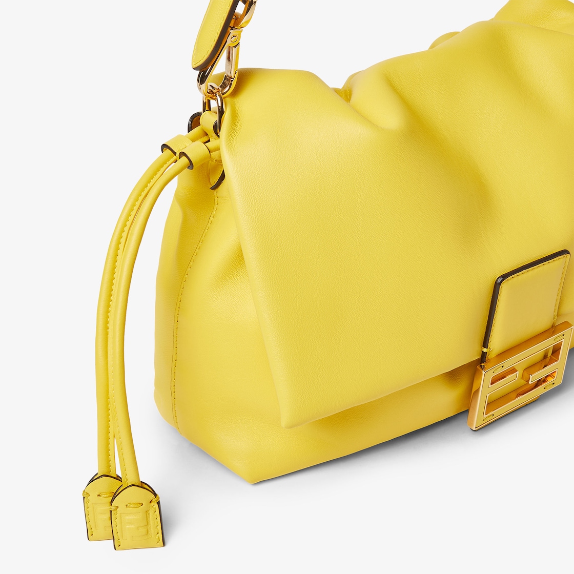 Mamma Baguette Medium Leather Yellow - Image 7/8