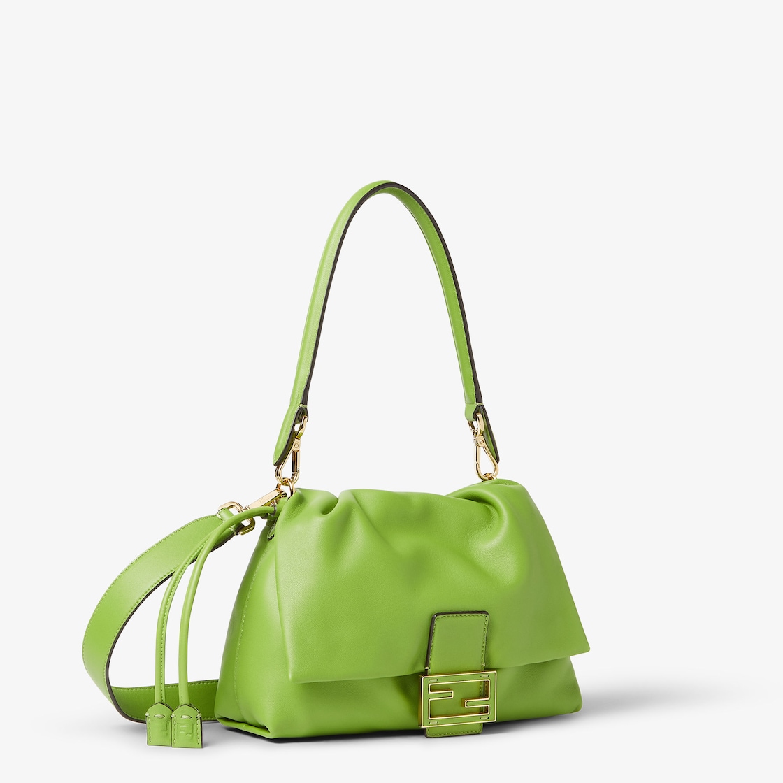 Mamma Baguette Medium Leather Green - Image 3/7