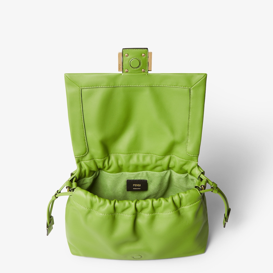 Mamma Baguette Medium Leather Green - Image 5/7