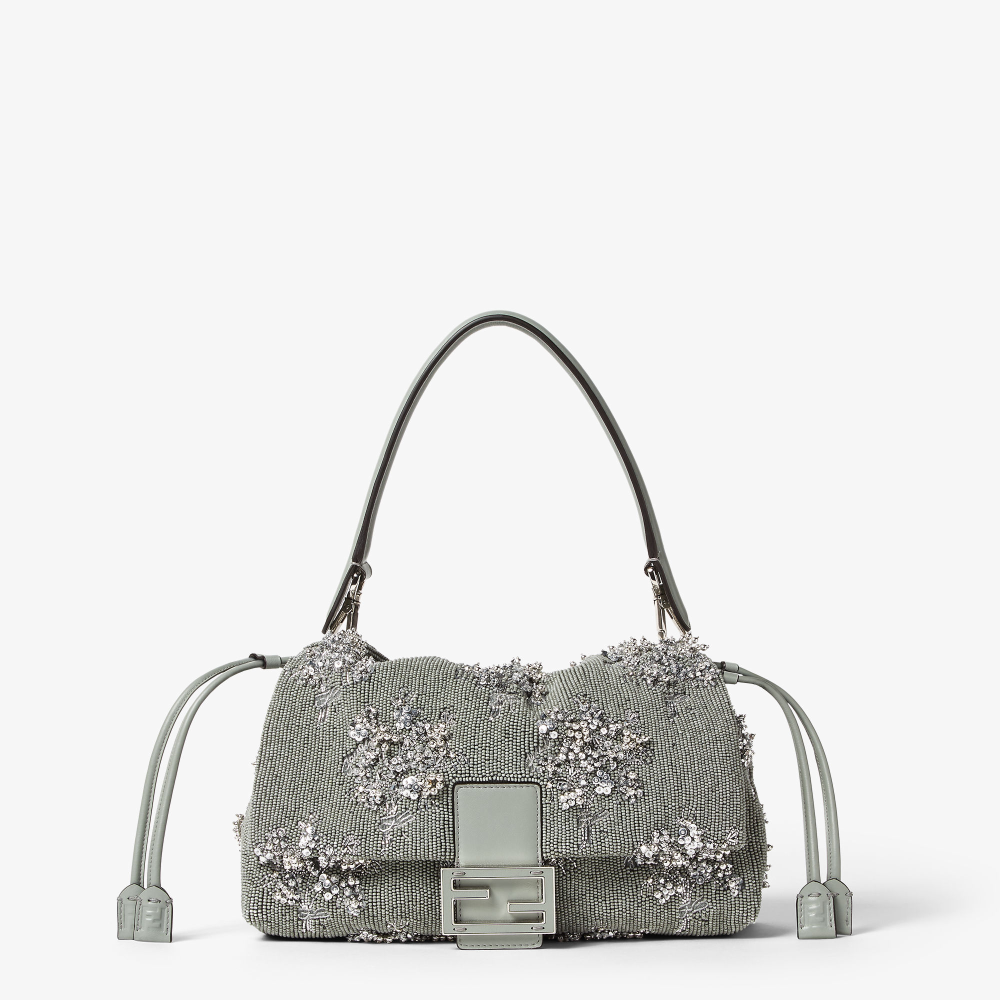 Mamma Baguette Medium - Green | FENDI International