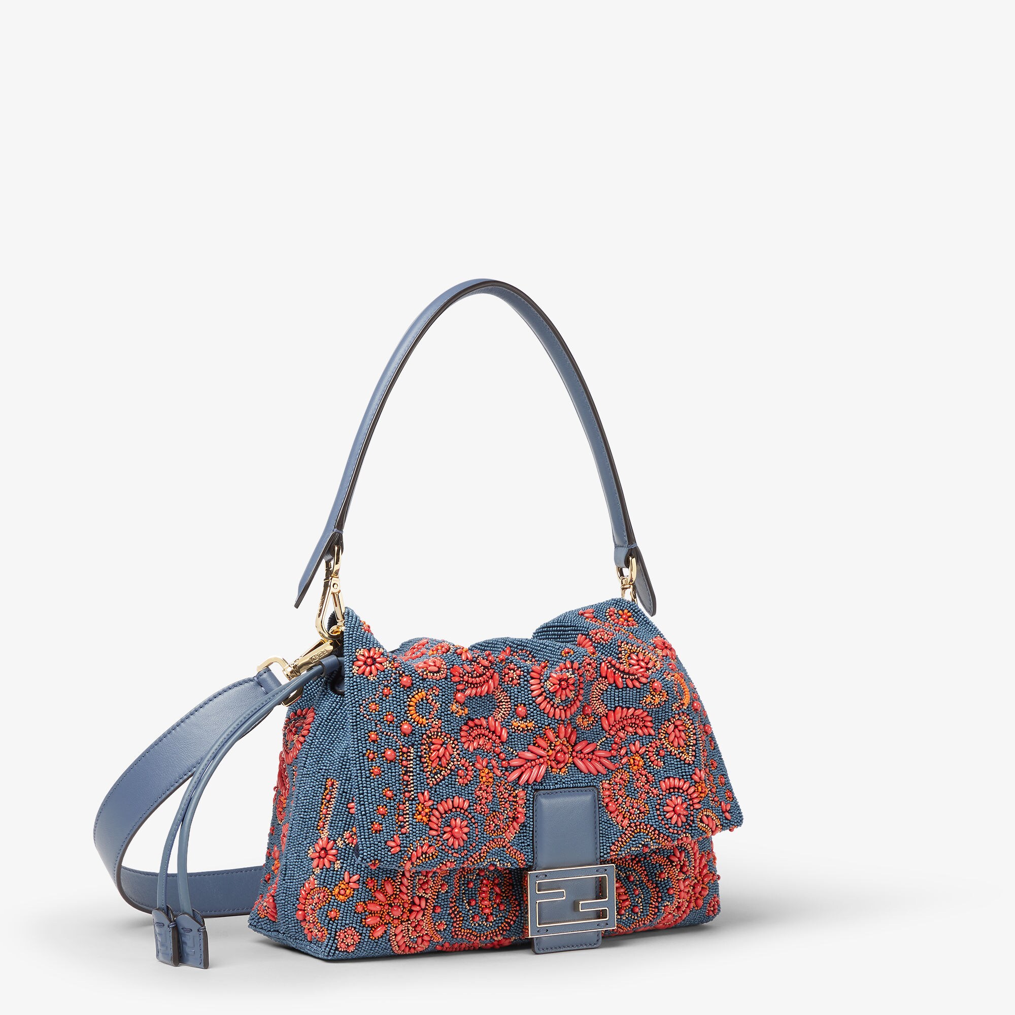 Mamma Baguette Medium Sequins or crystals Multicolour | Fendi