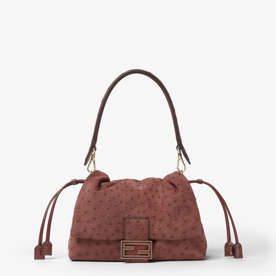 Fendi Mamma Baguette Medium In Brown