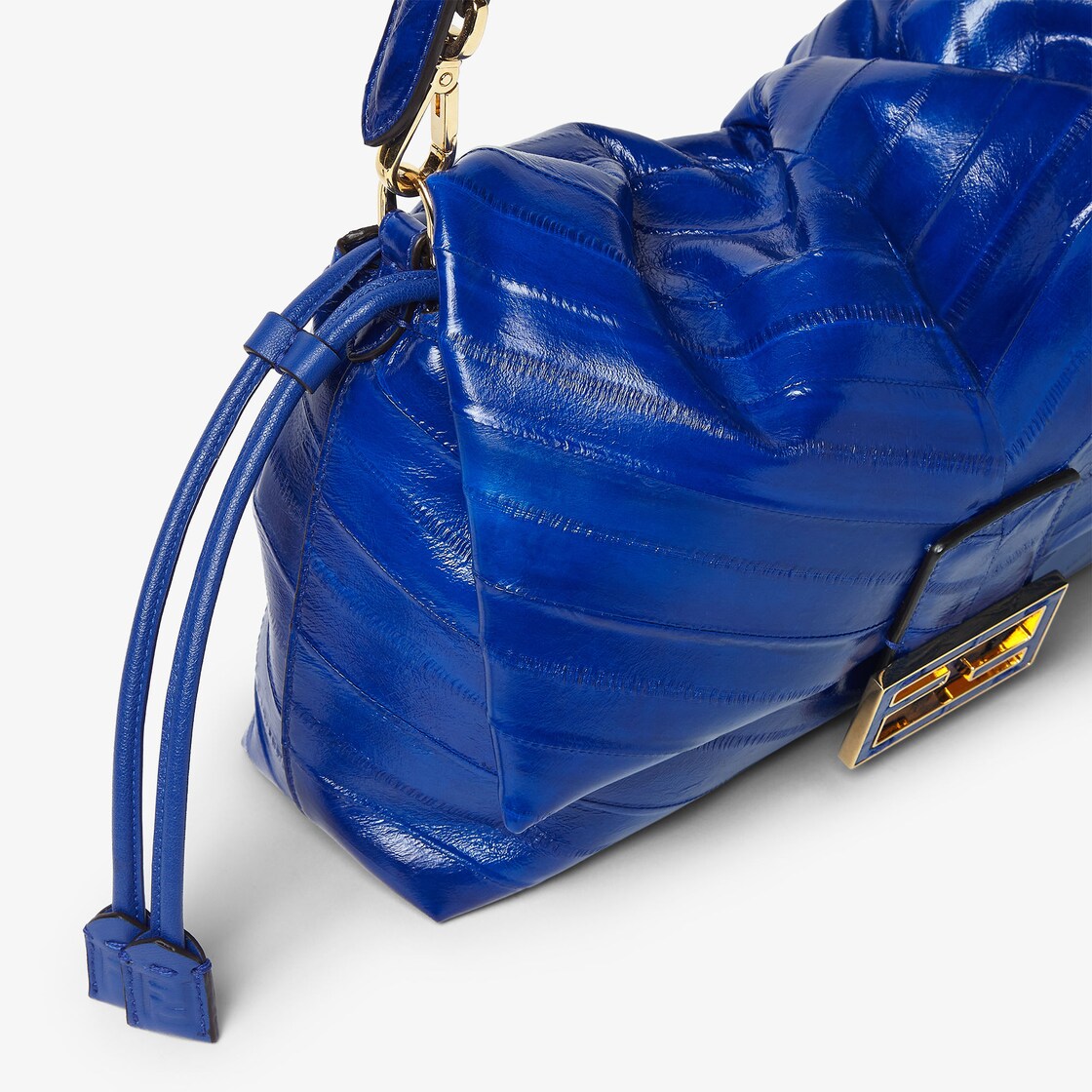 Mamma Baguette Medium Fine leathers Blue - Image 5/5