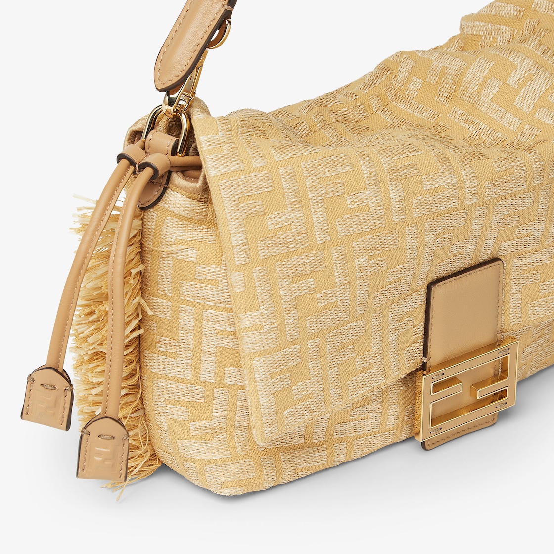 Mamma Baguette ミディアム ファブリック ベージュ | Fendi Mamma Baguette ミディアム ファブリック ベージュ | Fendi