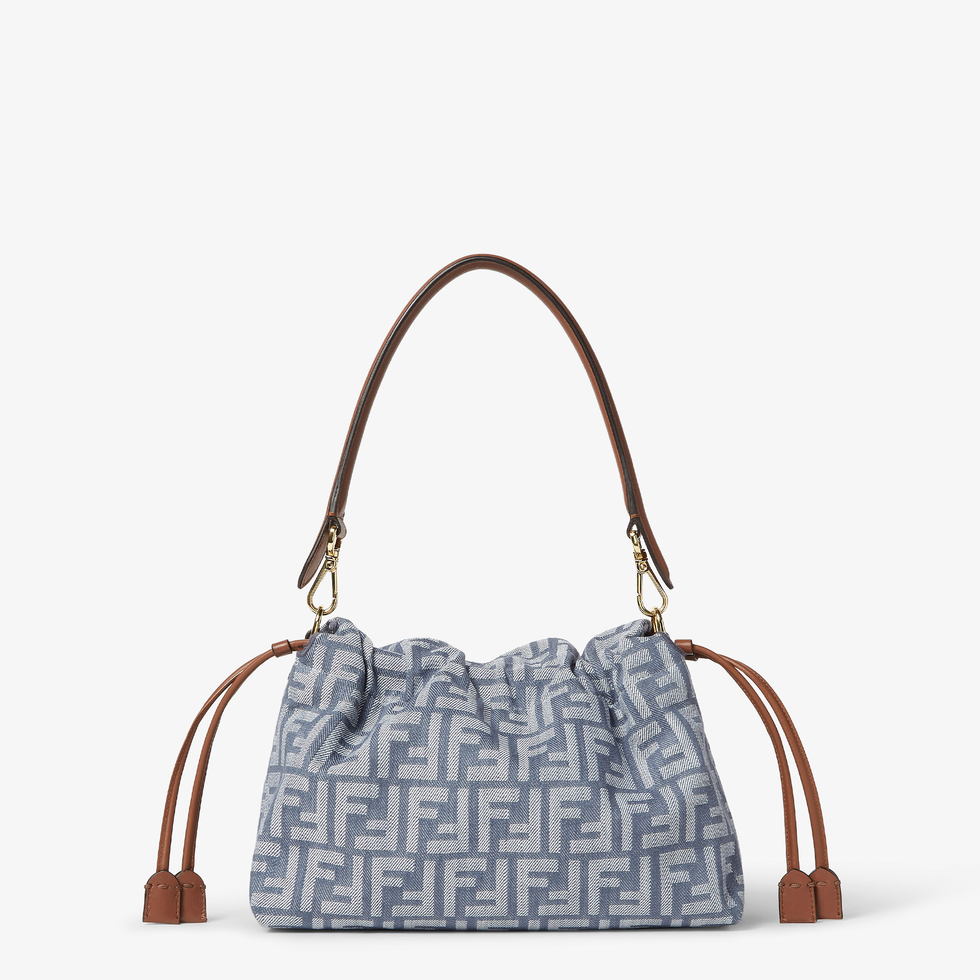 Mamma Baguette Medium Fabric Blue | Fendi Mamma Baguette Medium Fabric Blue | Fendi