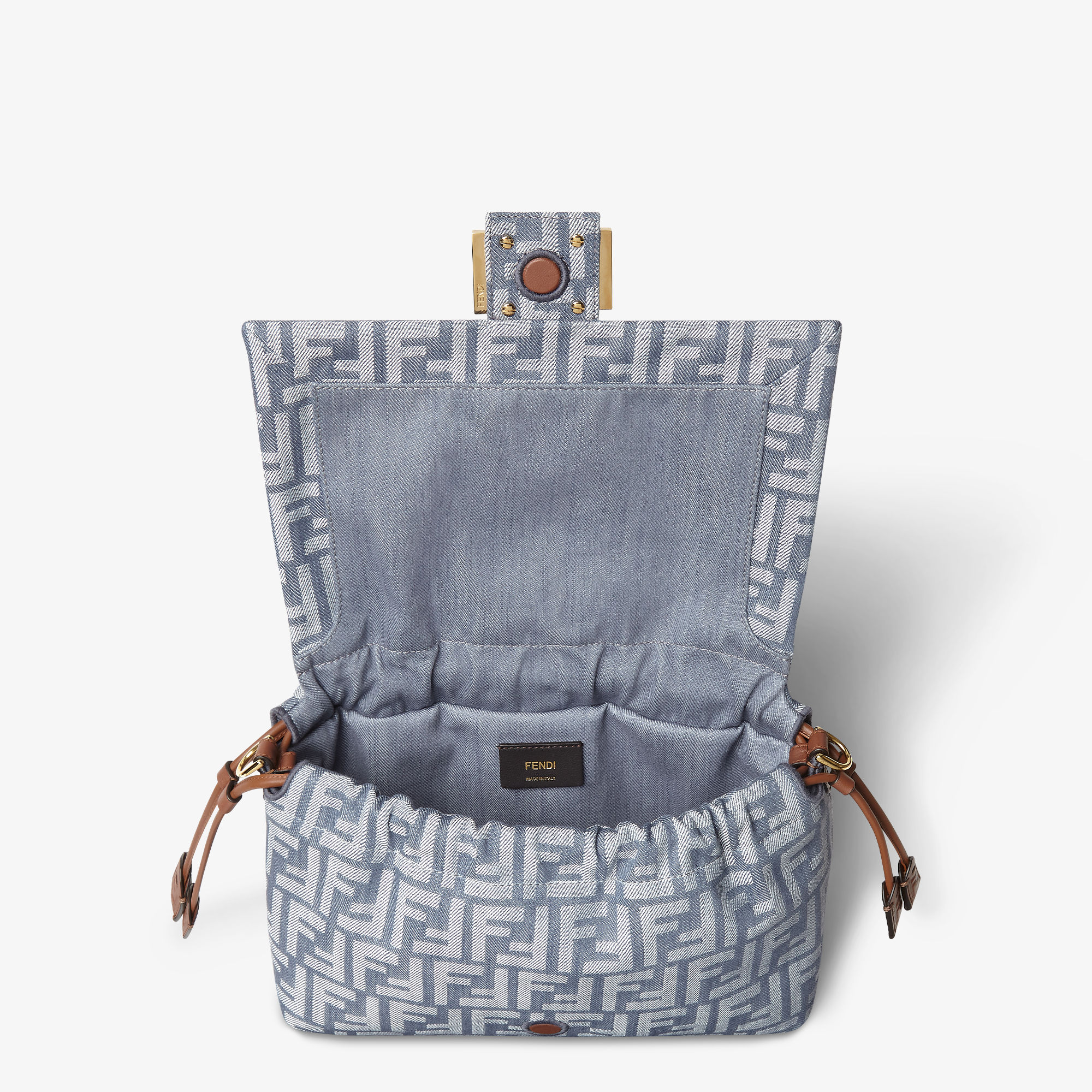 FENDI Mamma Baguette ミディアム 8BR833AV5JF17A1 Mamma Baguette Medium Fabric Beige | Fendi