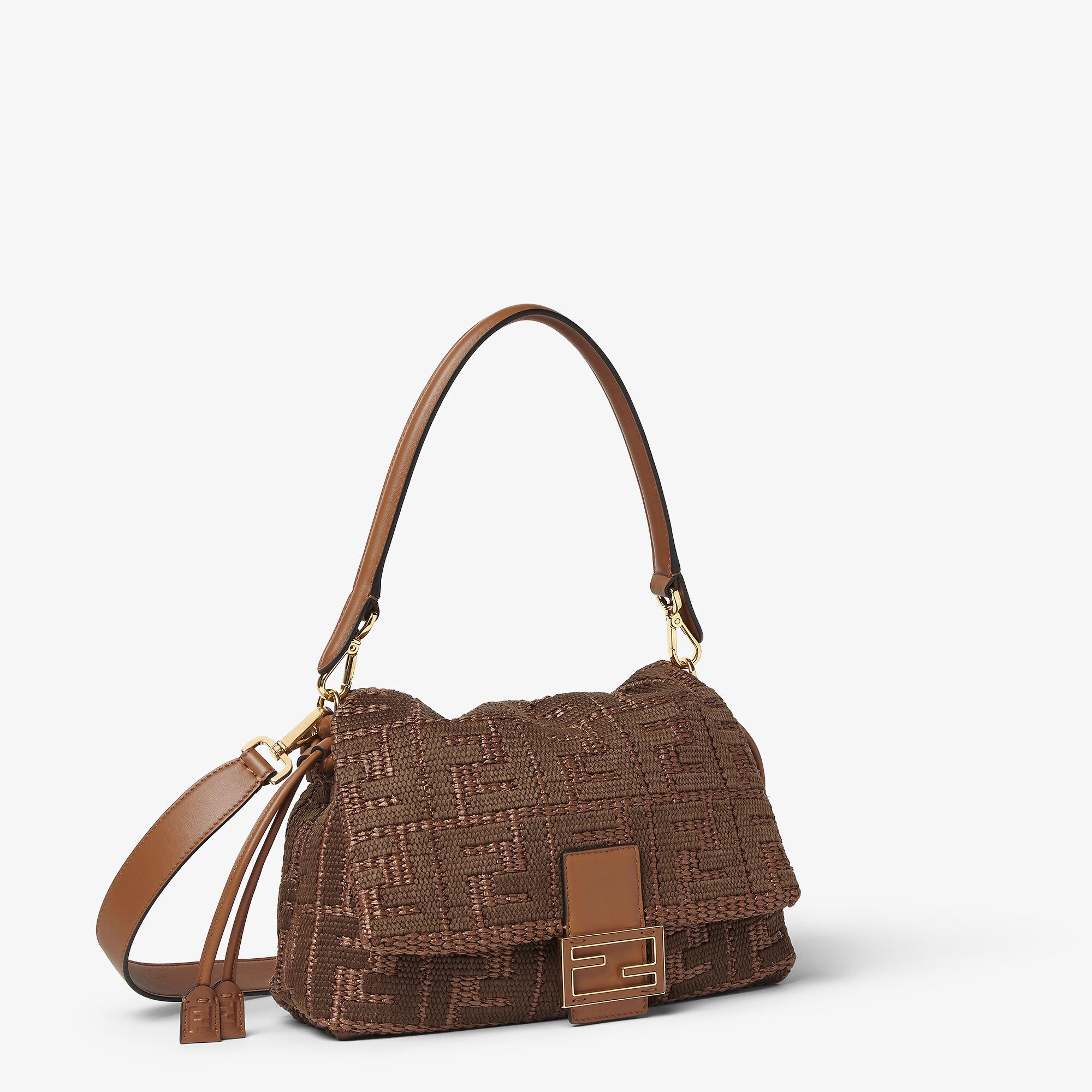 FENDI マフラ Mamma Baguette Medium - Brown | FENDI US