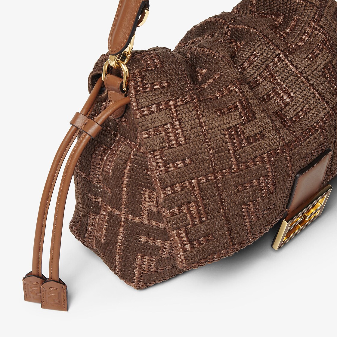Mamma Baguette Medium Raffia Brown - Image 5/5