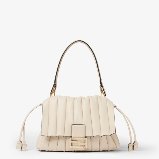 Fendi Mamma Baguette Medium In White