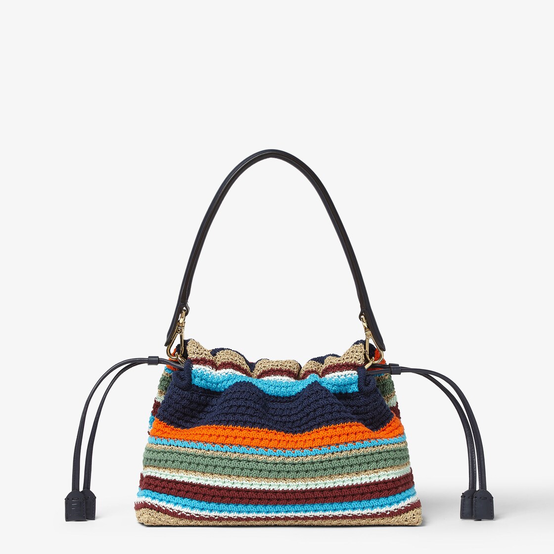 Mamma Baguette Medium Raffia Multicolour - Image 3/5