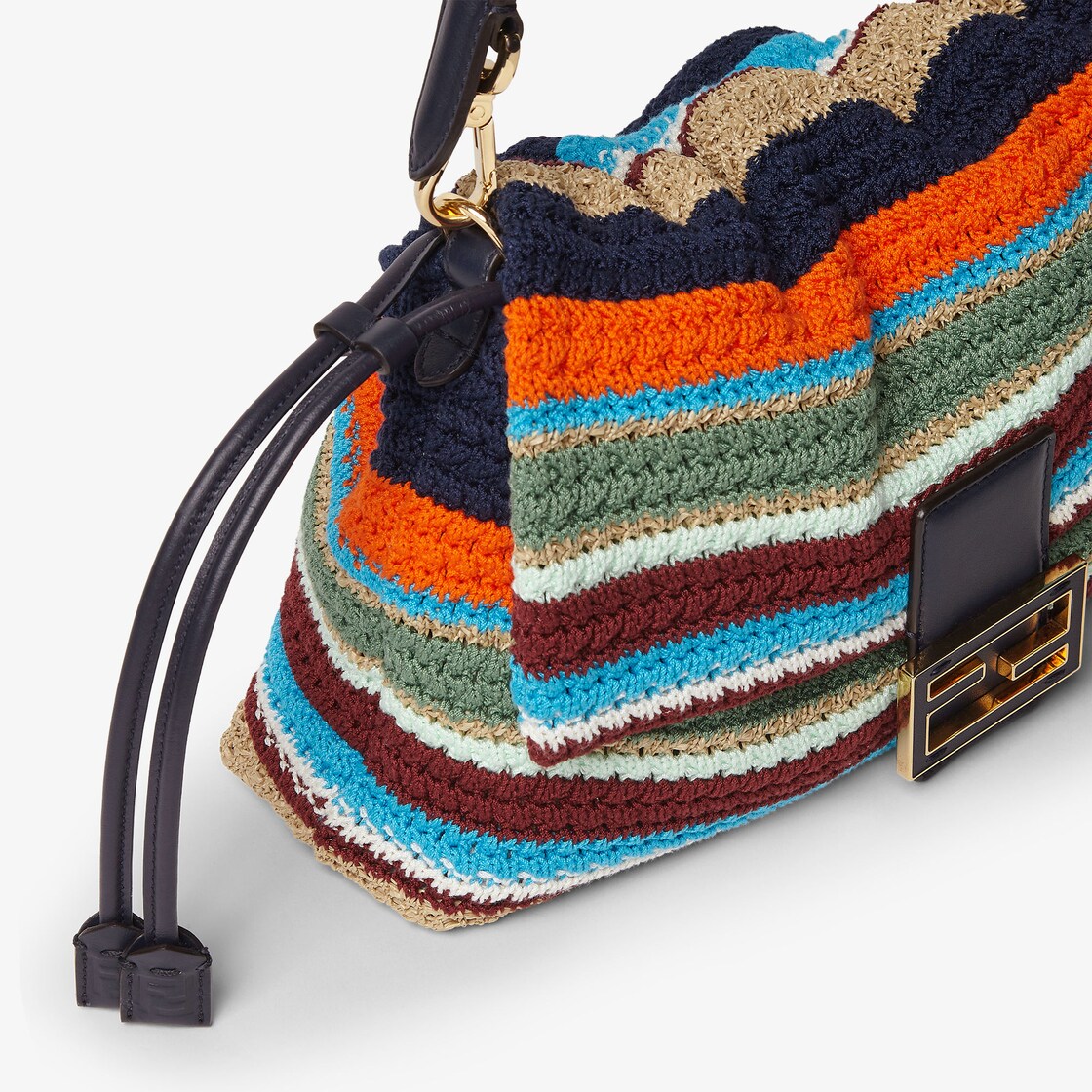 Mamma Baguette Medium Raffia Multicolour - Image 5/5