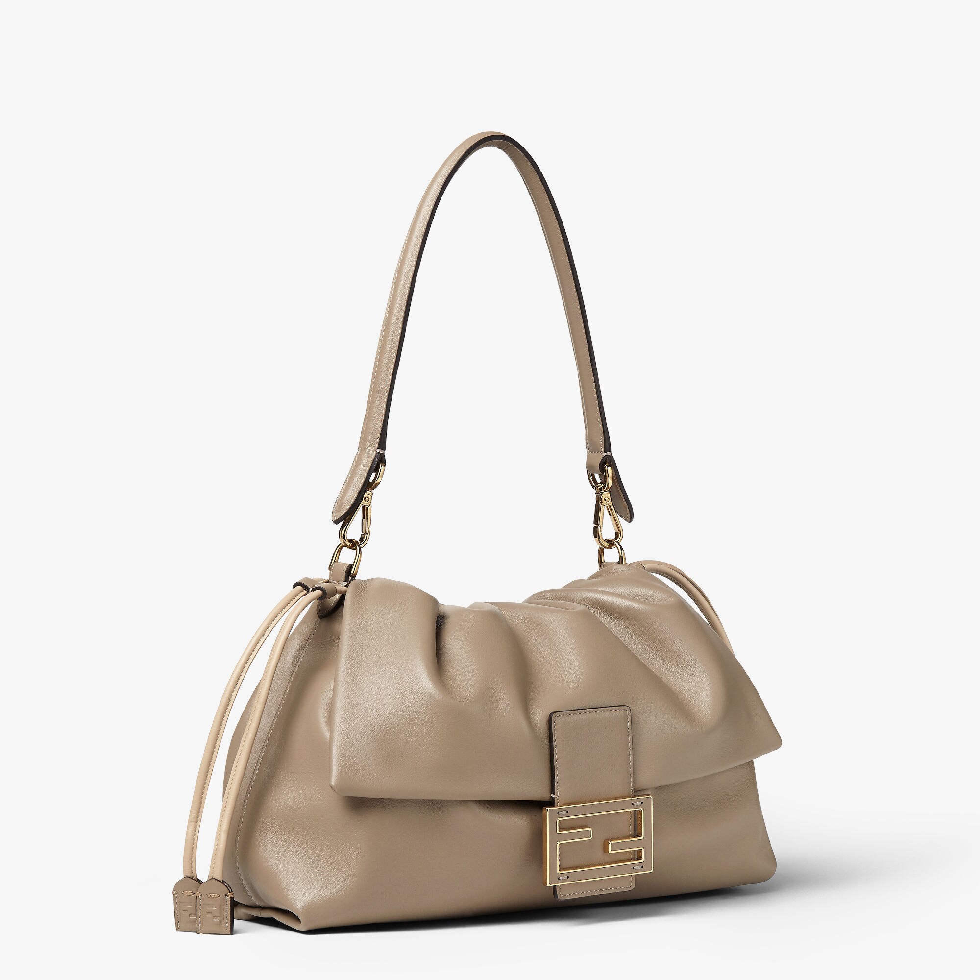 【FENDI】MAMMA BAG LARGE◆8BR834AQ0D Mamma Baguette Large Leather Gray | Fendi
