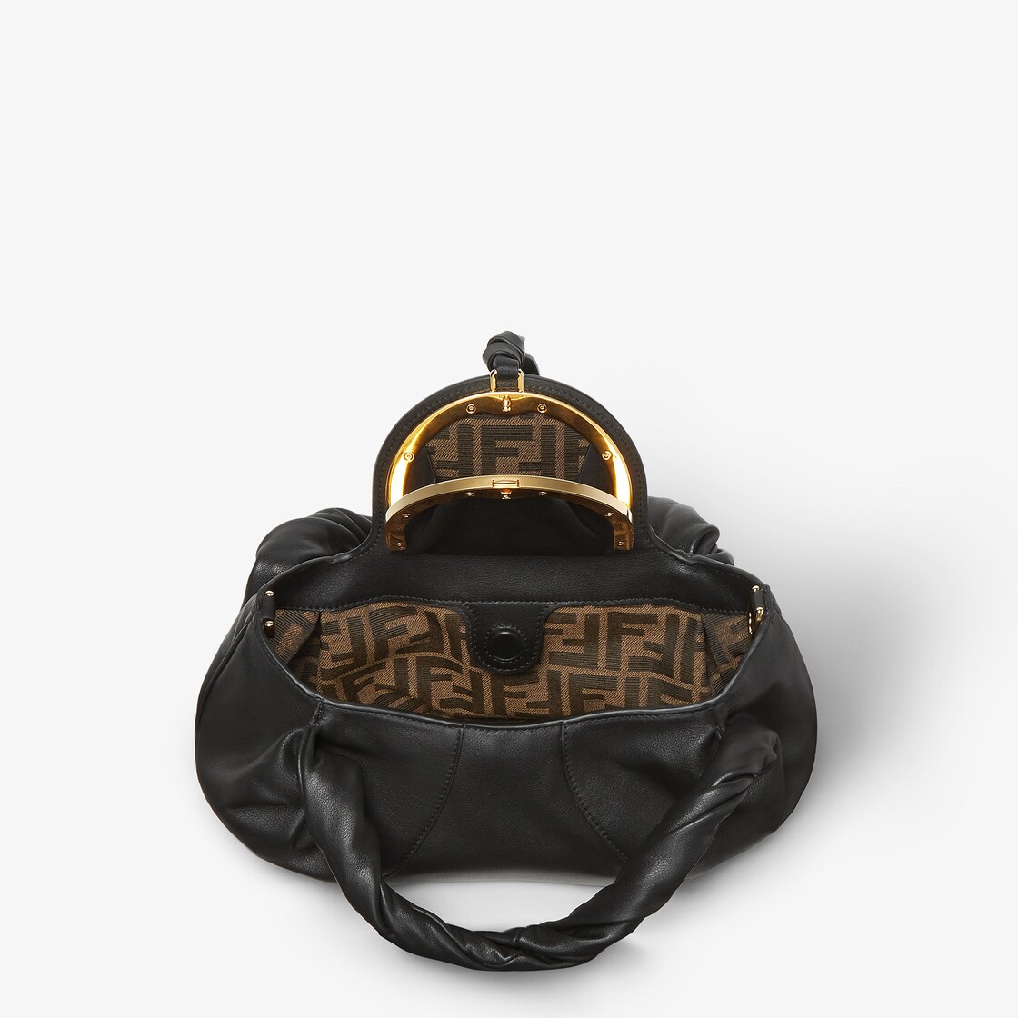 黑色皮革手袋-FENDI SPY小号包包-FENDI芬迪中国官网