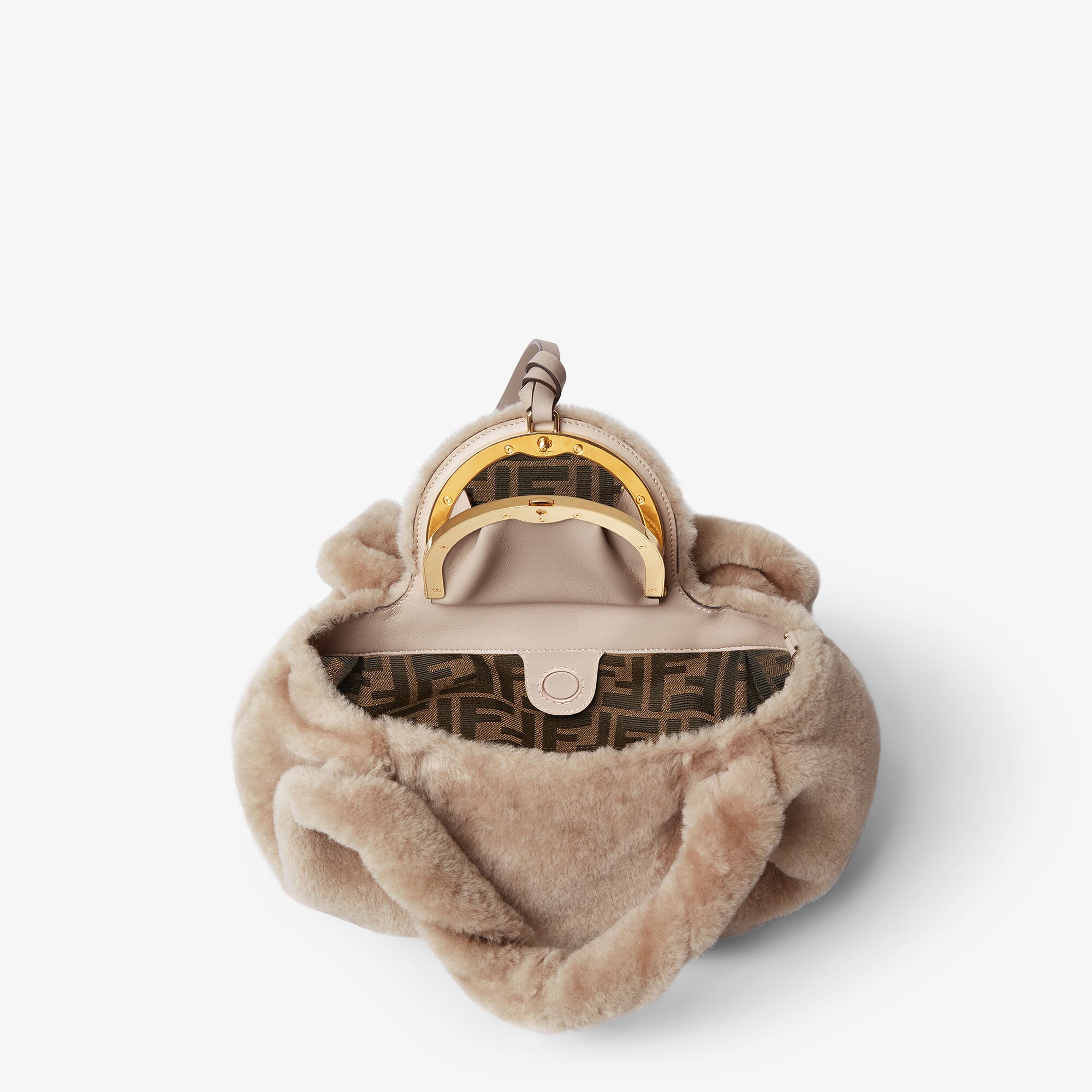 Fendi Spy Small Fur Beige | Fendi