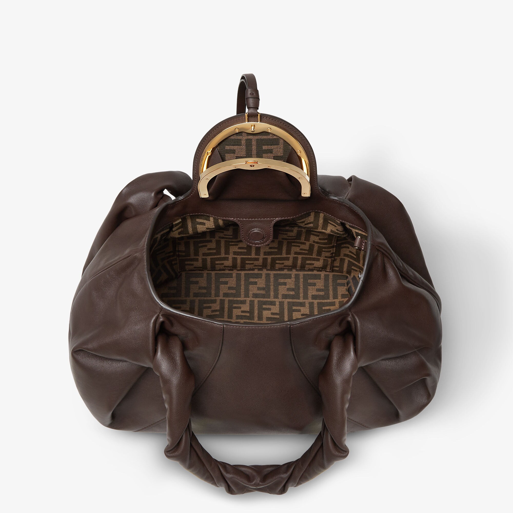Fendi Spy Leather Brown | Fendi