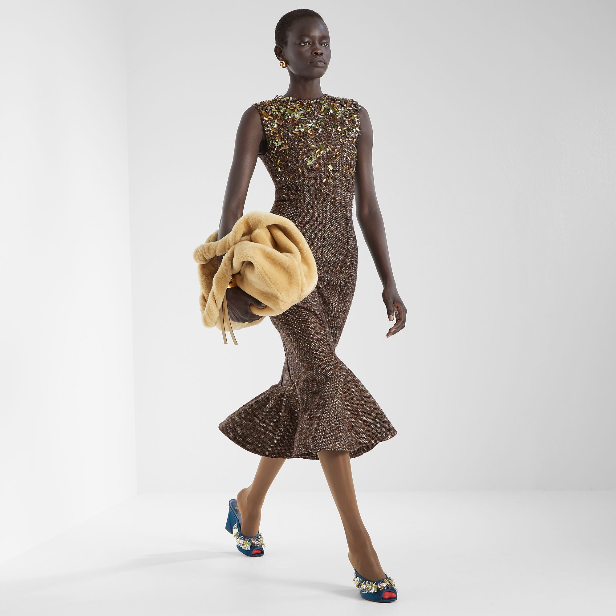 Fendi スパイ ファー ベージュ | Fendi