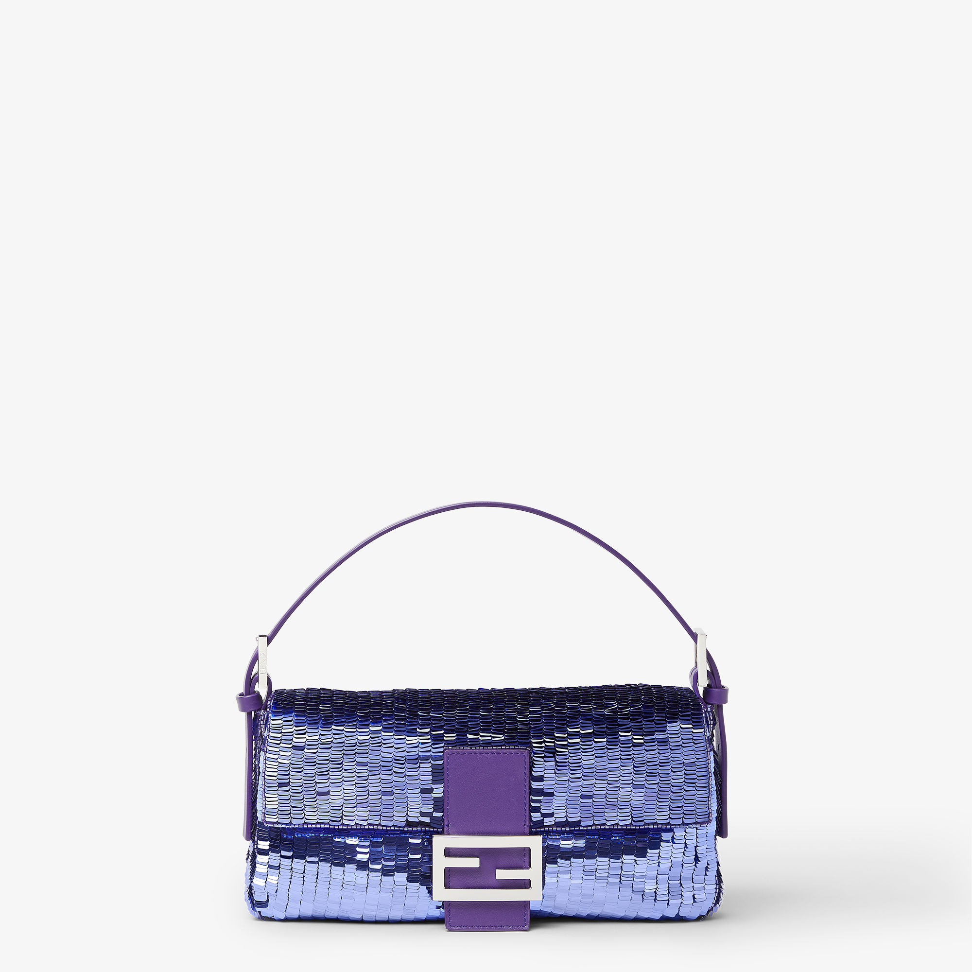 Baguette 26424 Purple sequined bag
