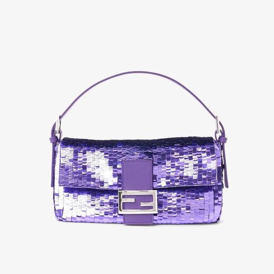 Fendi Baguette 26424 In Purple