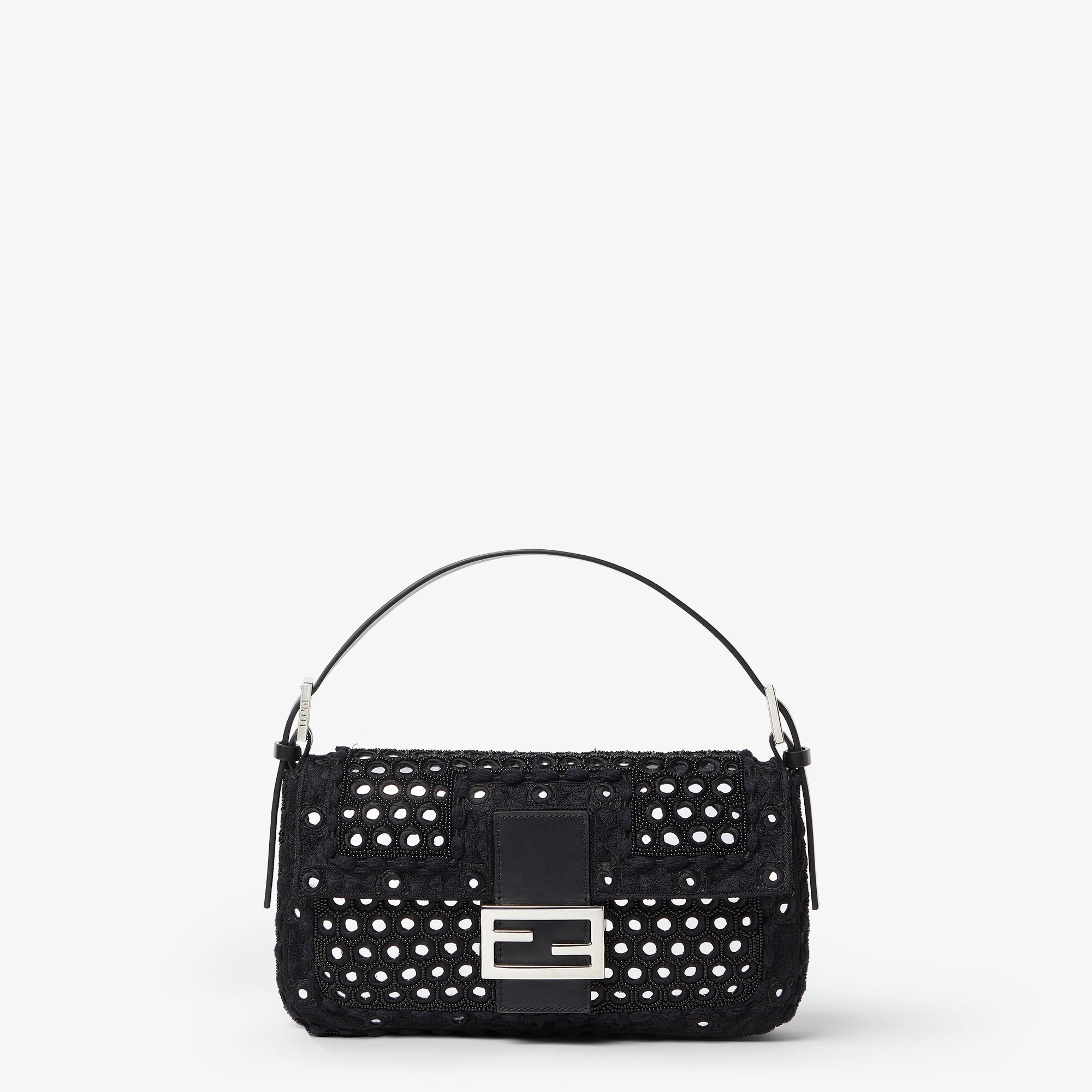 バゲット® 26424 スパンコールとクリスタル ブラック | Fendi