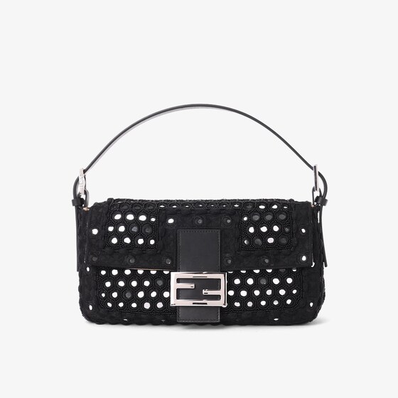 Fendi Baguette 26424 In Black