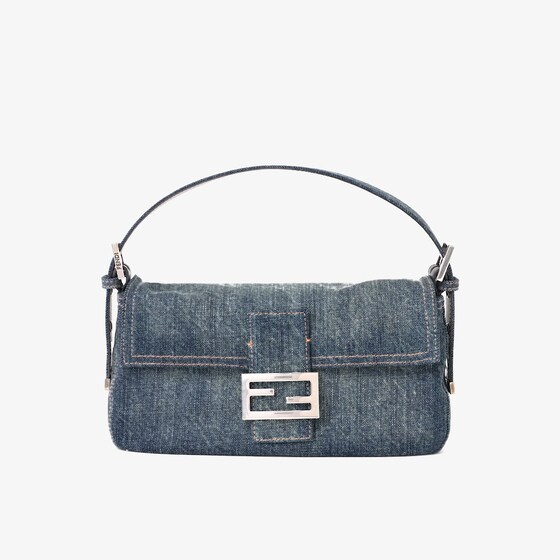 Fendi Baguette 26424 In Blue