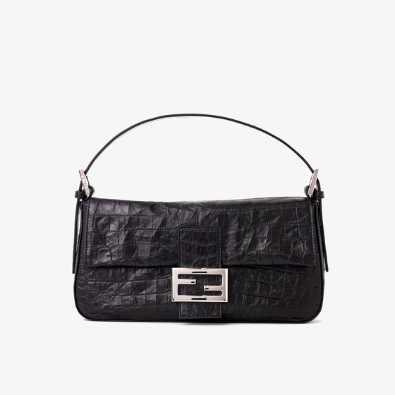 Fendi Baguette 26424 In Black