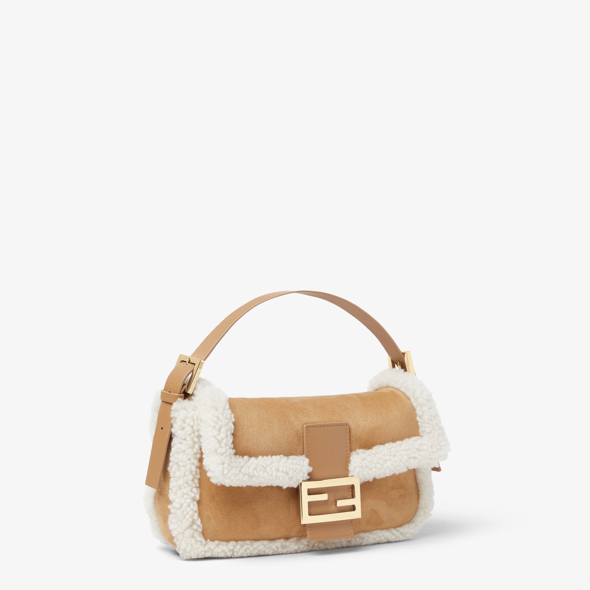 ‎Baguette® 26424‏ حقيبة من صوف الشيرلنج (shearling) باللون الجملي 3