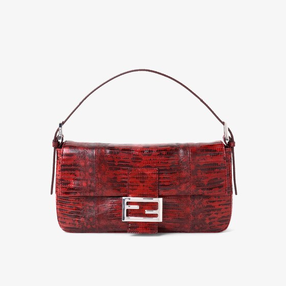 Fendi Baguette 26424 In Red