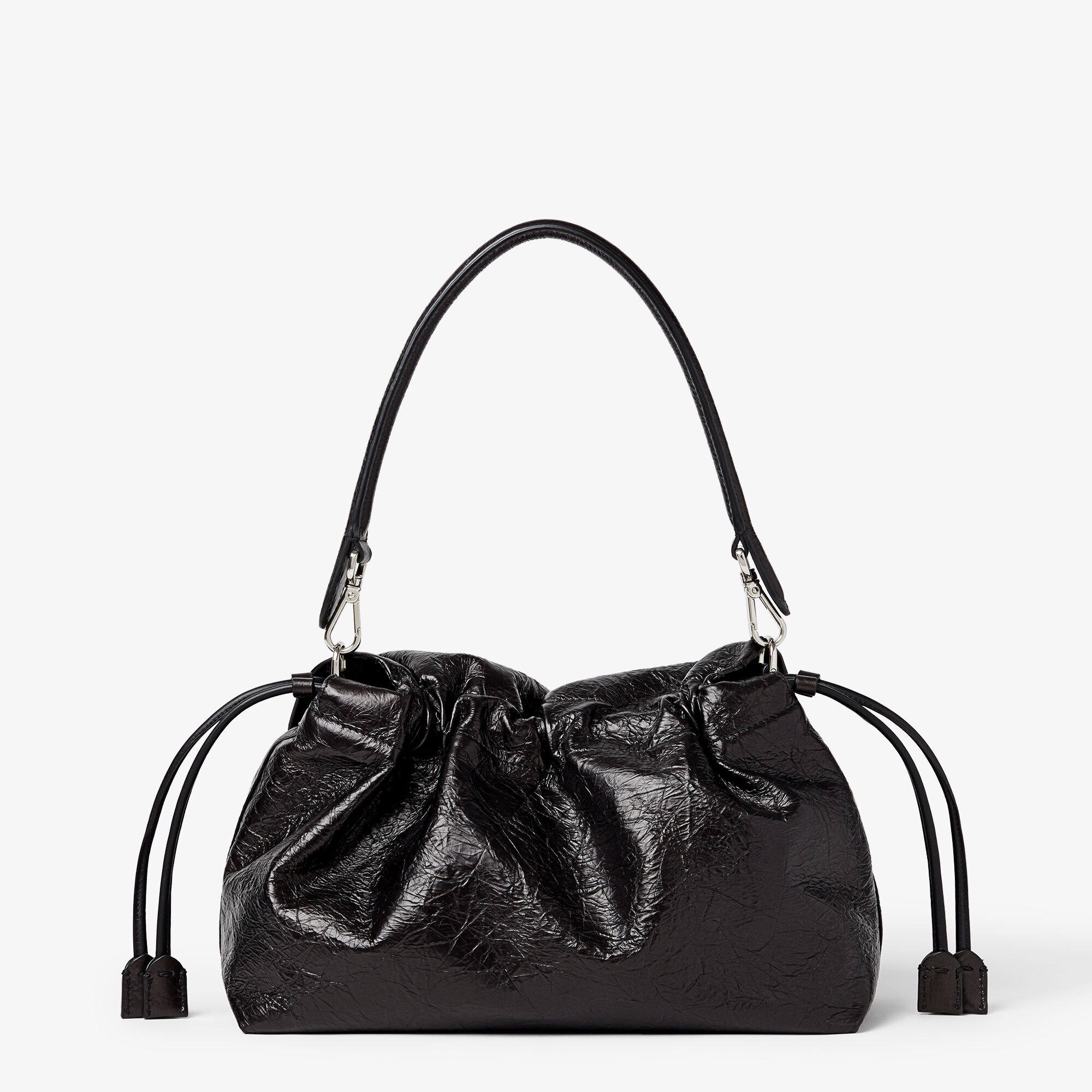 バゲット® ソフト ラージ レザー ブラック | Fendi