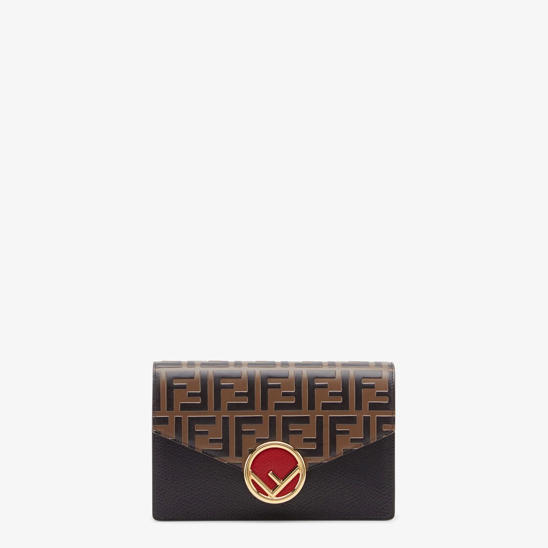 Fendi Wallet On Chain in Black