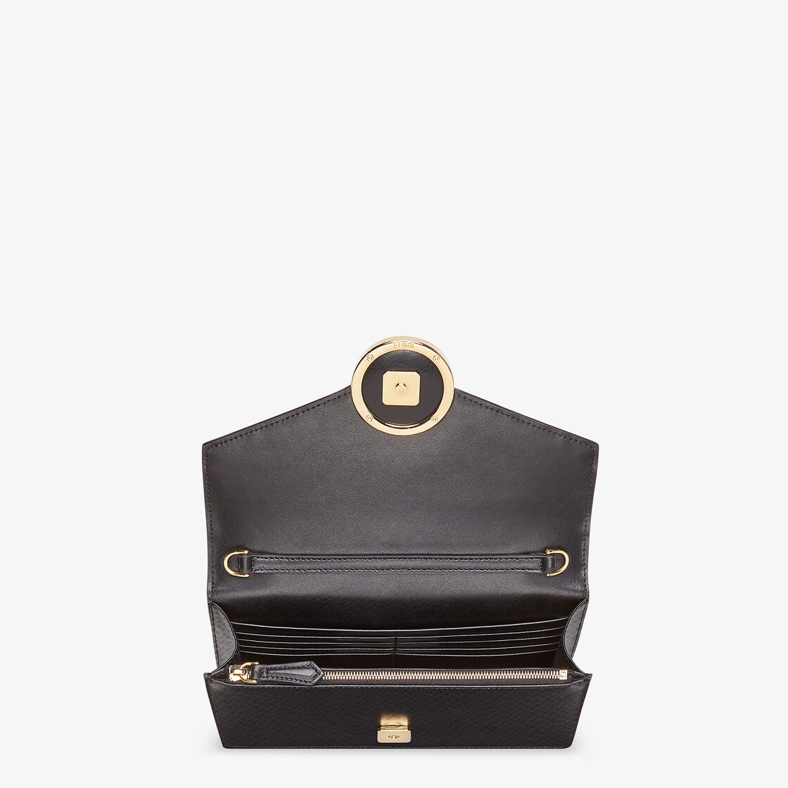 fendi brown leather mini bag wallet on chain｜TikTok Search