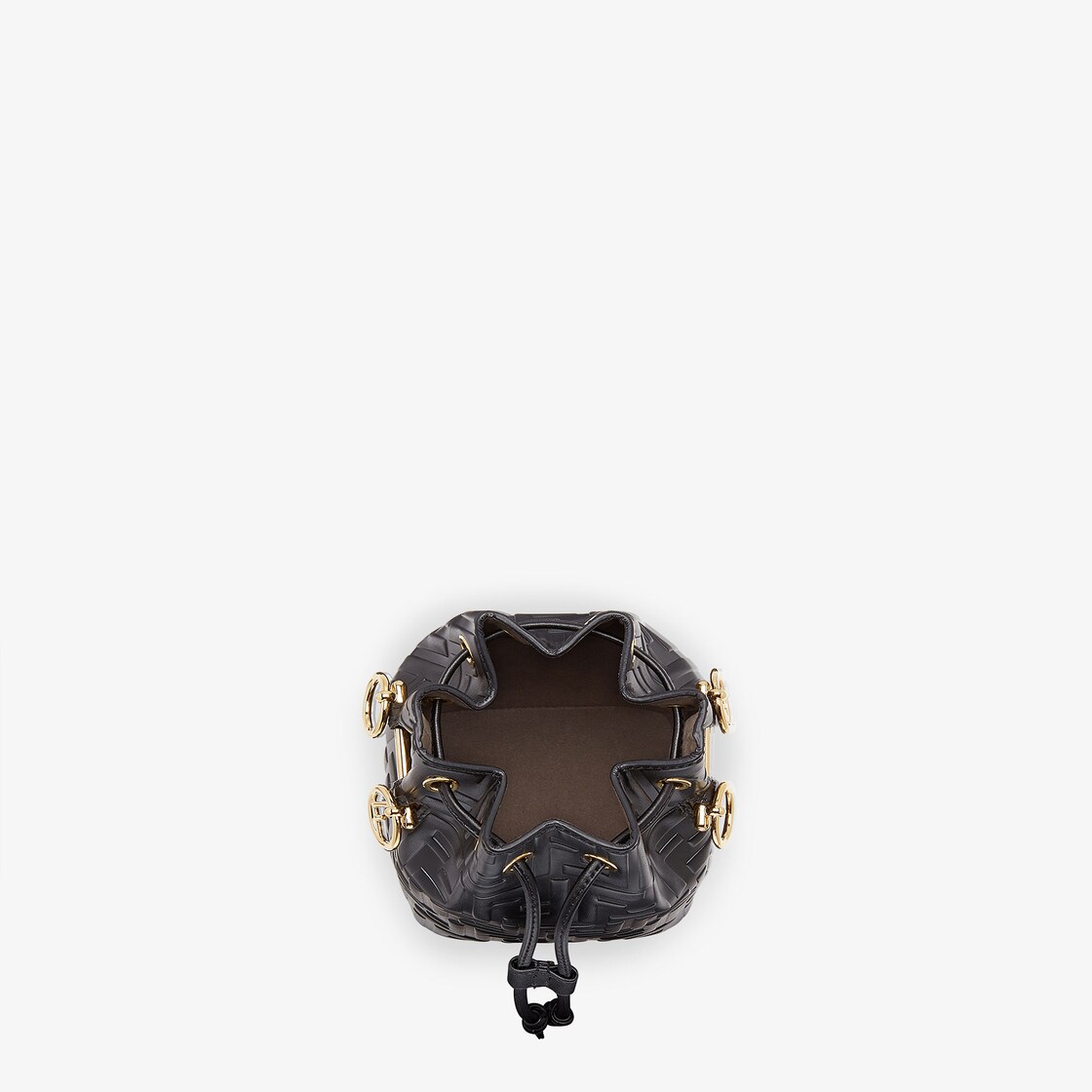 Fendi Mon Tresor bucket bag in suede with FF logo — LSC INC