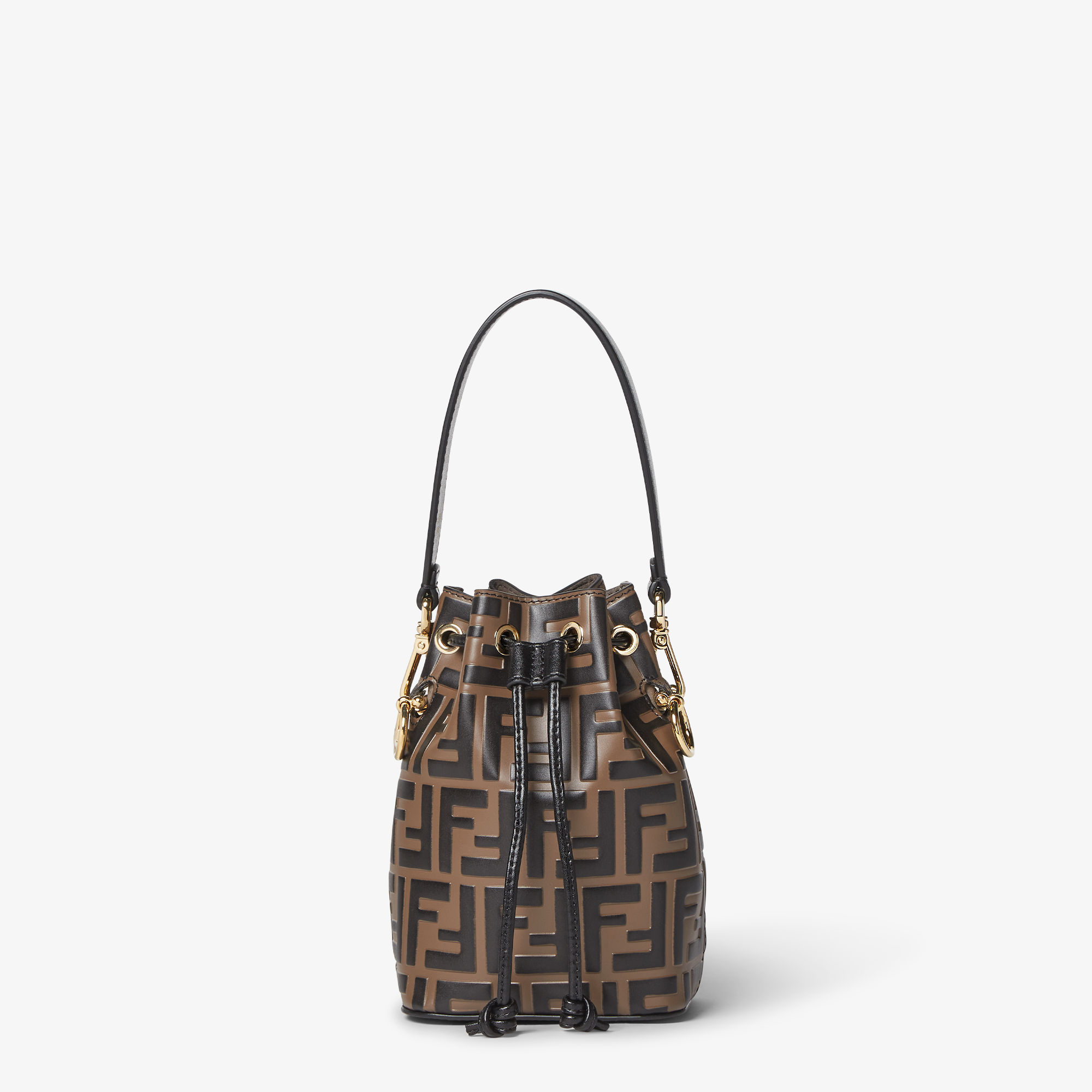 FENDI フェンディ モントレゾール ミニ ベージュ レザー