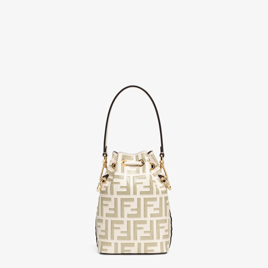 Mon trésor leather handbag Fendi Beige in Leather - 35651866